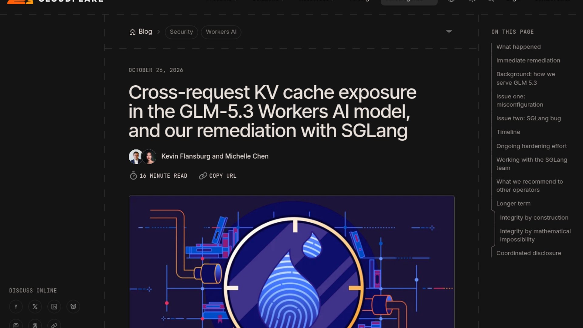 Workers AI fixes GLM-5.3 cache exposure