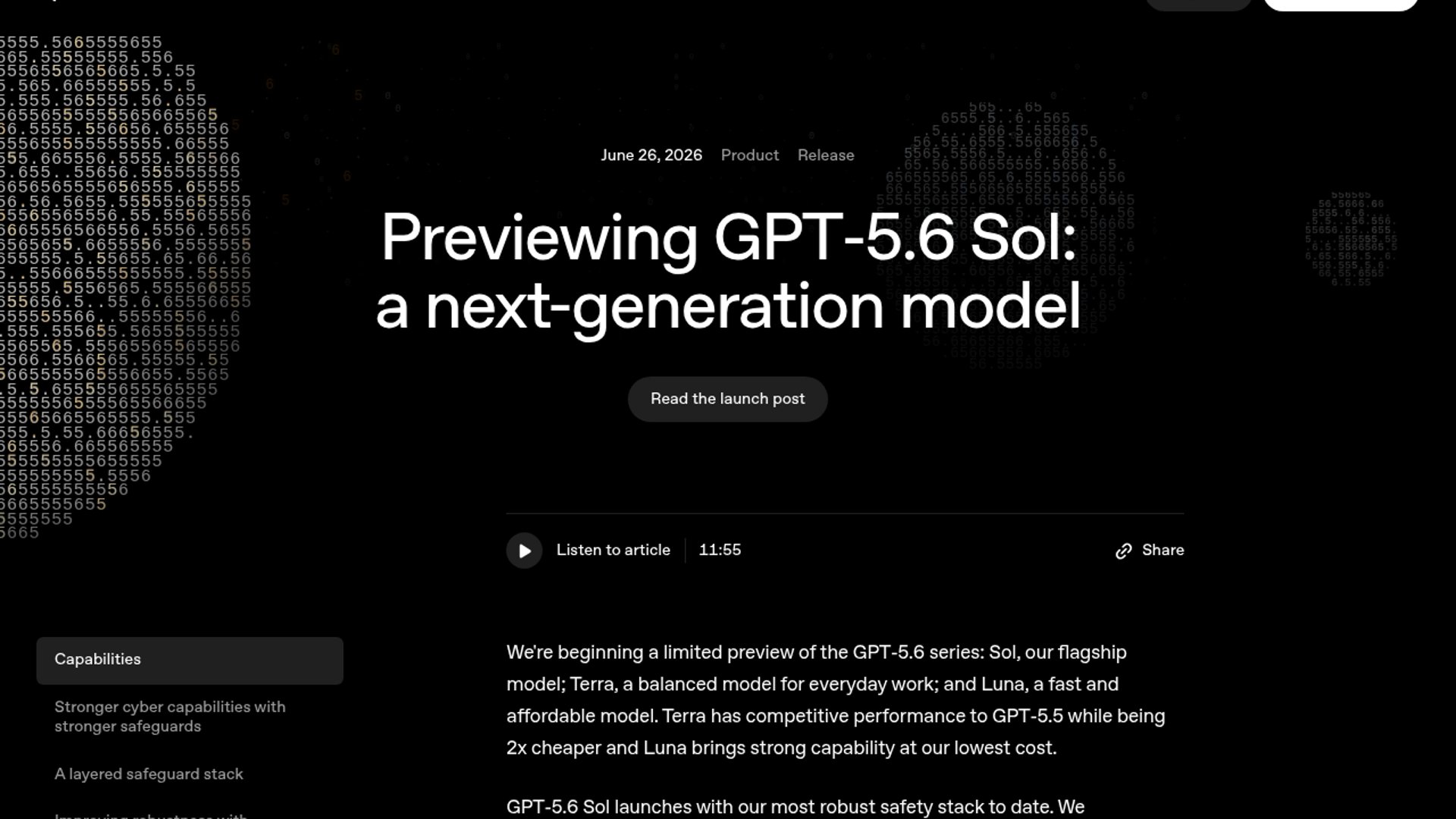 GPT-5.6 Sol Shares Fable 5 Vulnerabilities