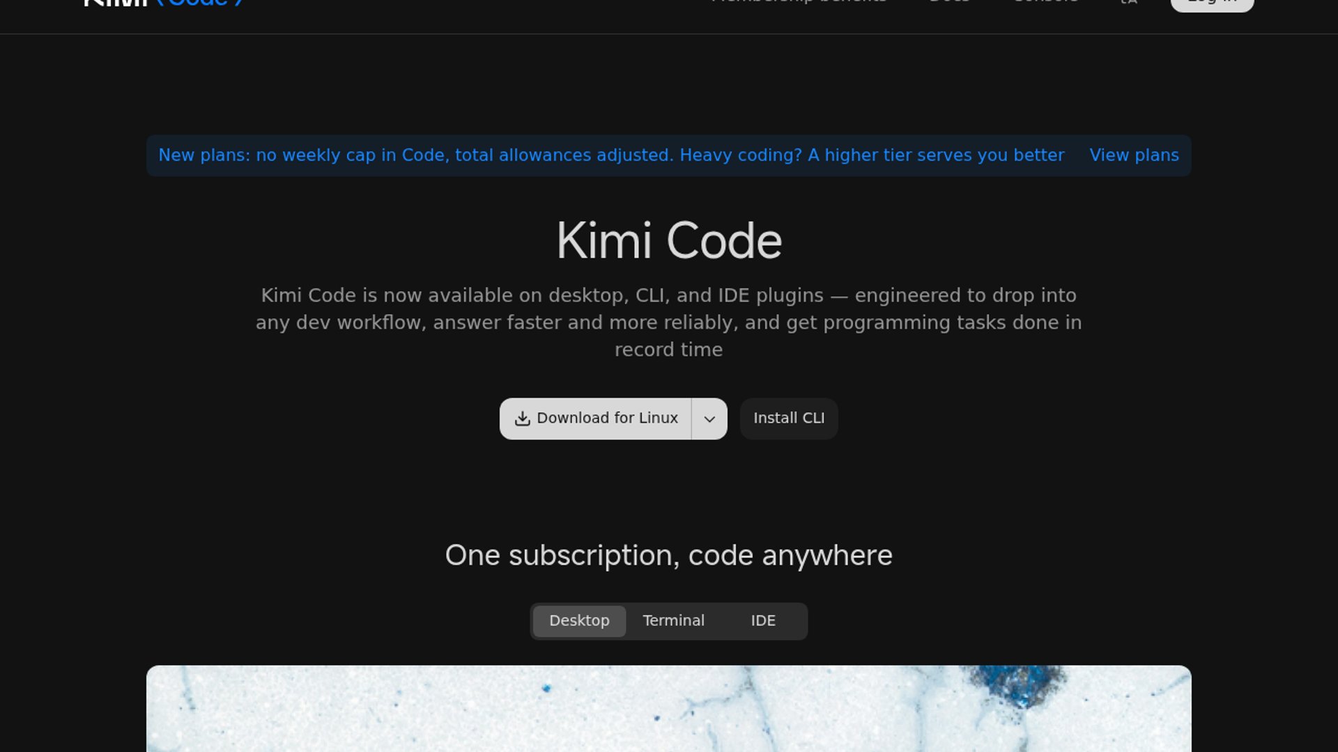 Kimi Code Desktop Lands for Agentic Coding
