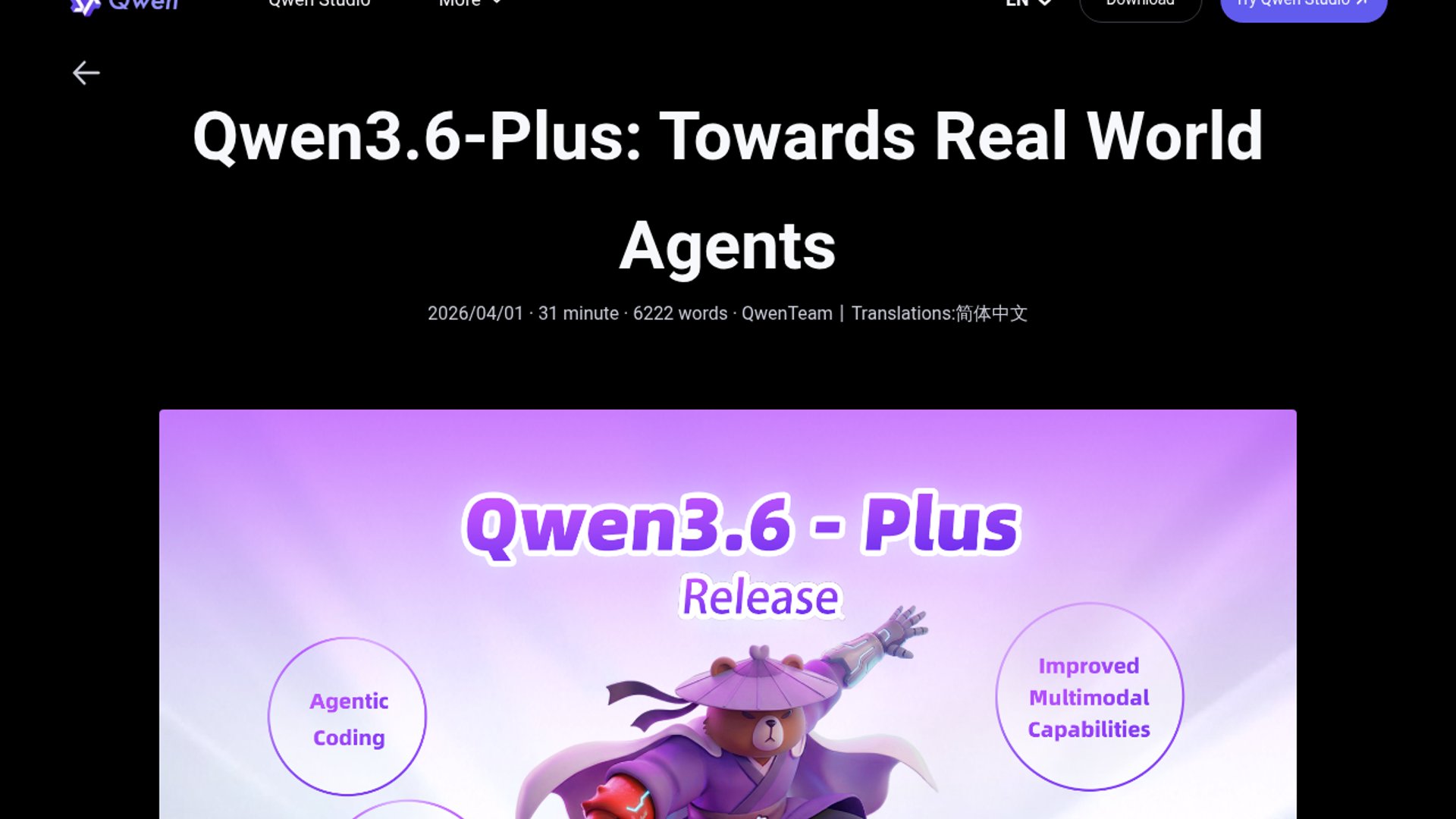Qwen3.6-Plus throughput drops after idle