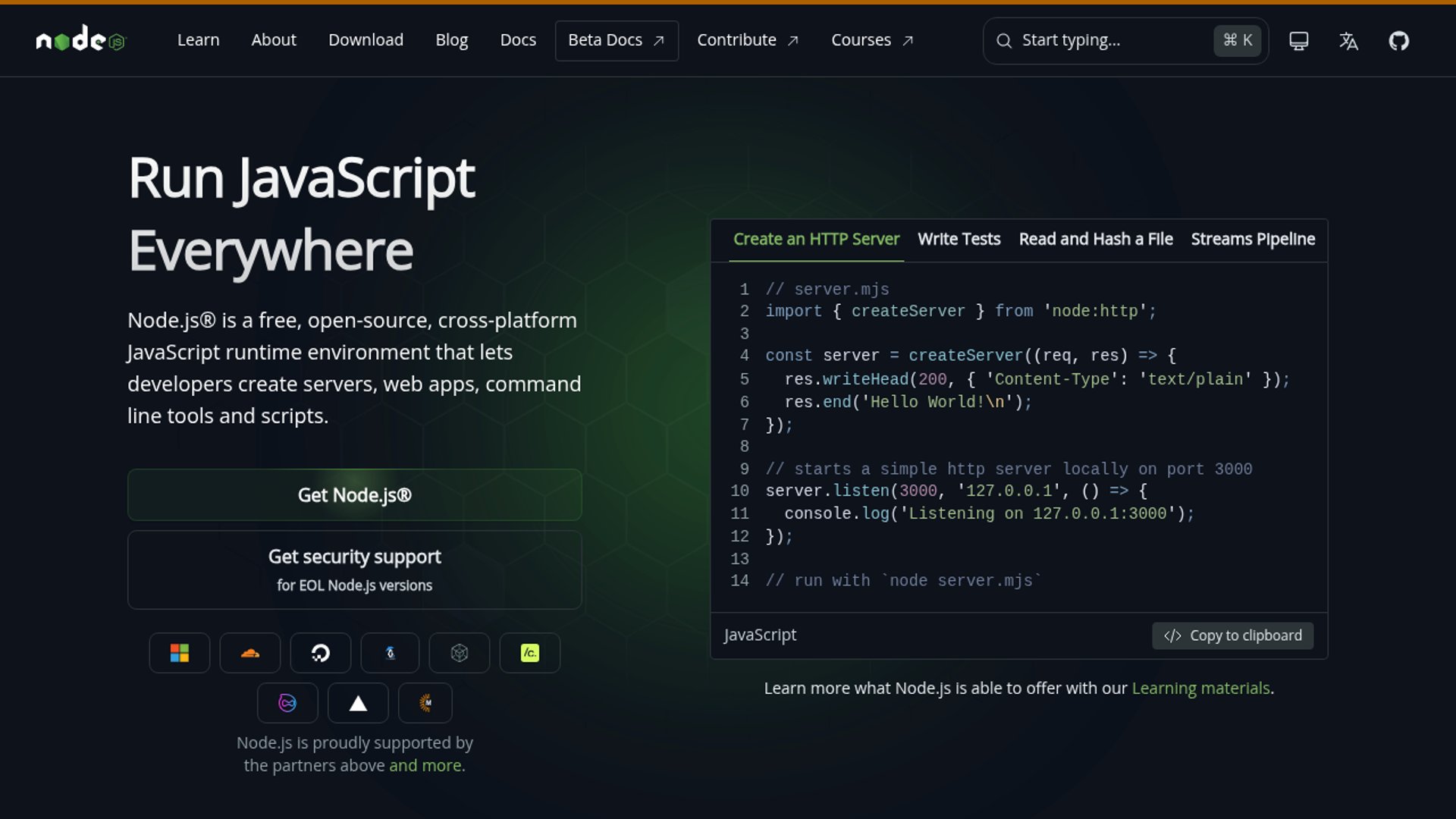 Node.js maintains dominance in server JavaScript