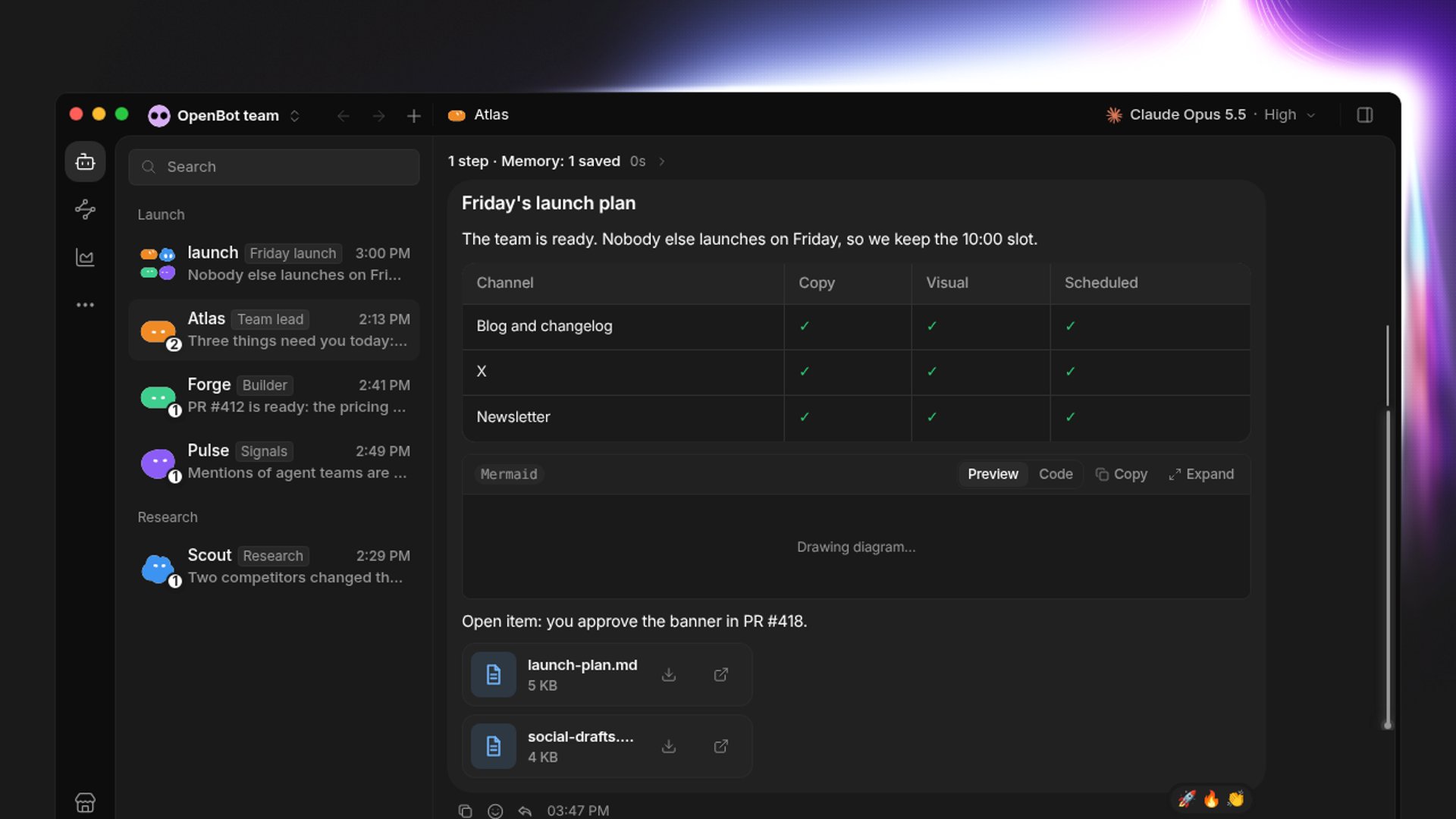 OpenBot 0.50.0 adds visual workflows