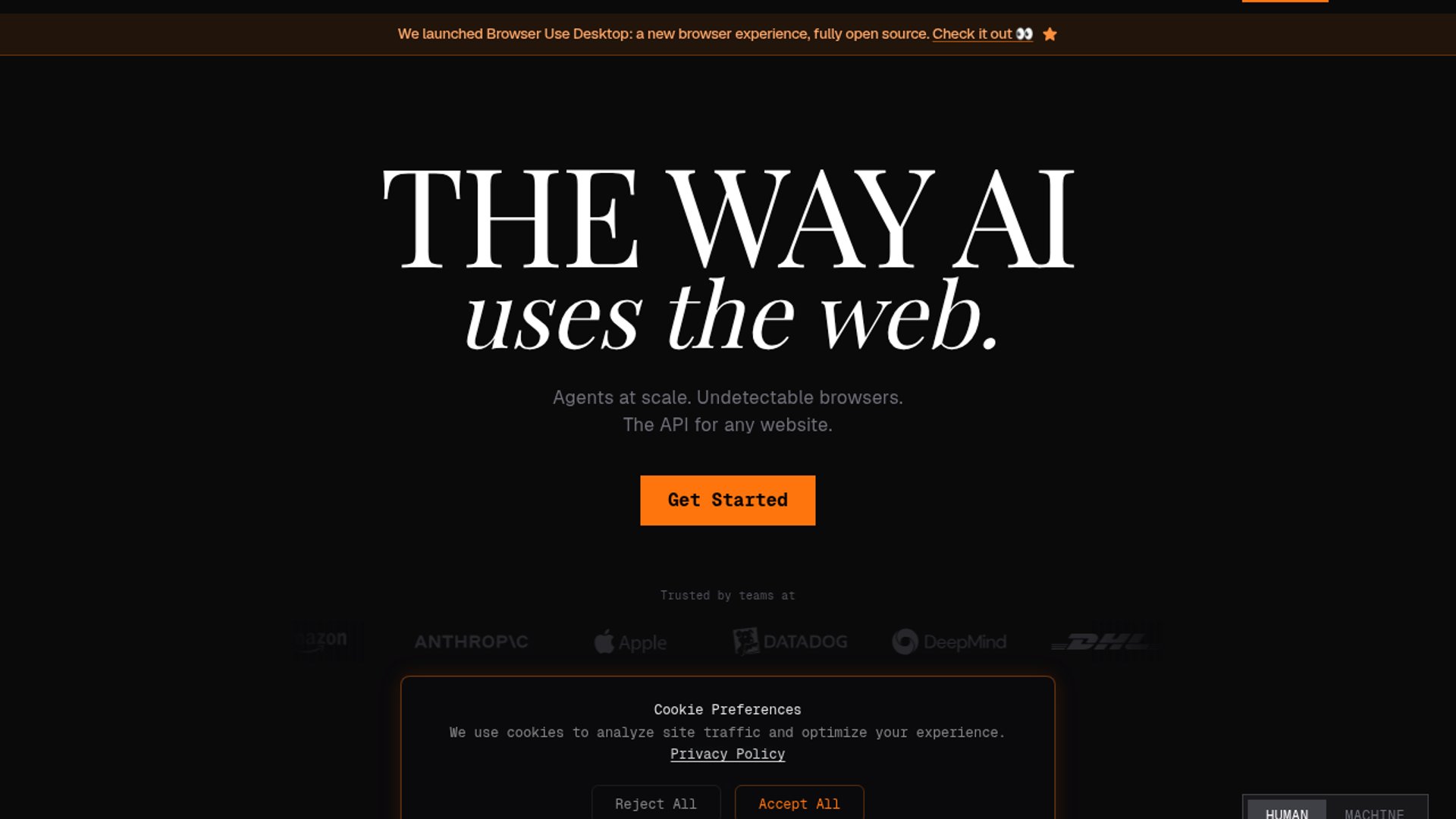 Browser Use launches custom browser infrastructure