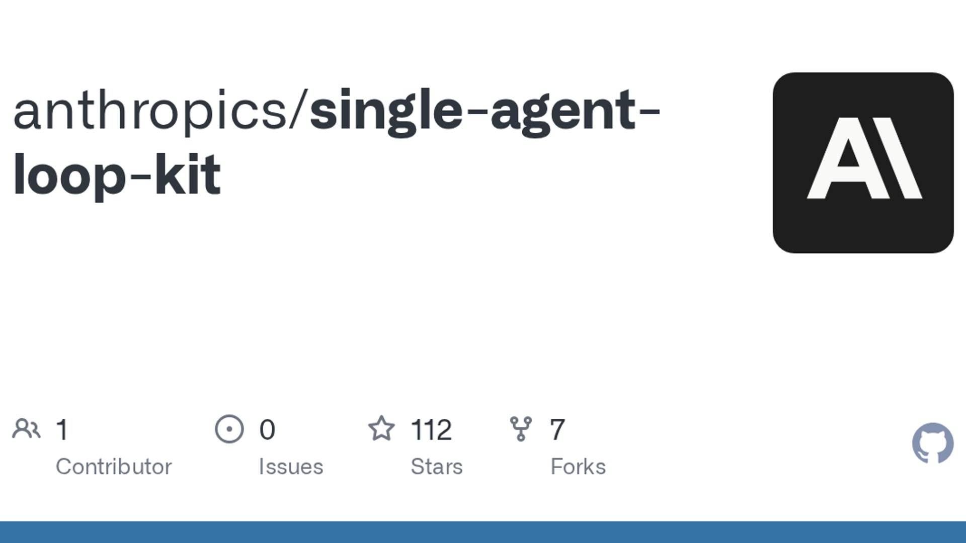 Anthropic releases Single Agent Loop Kit