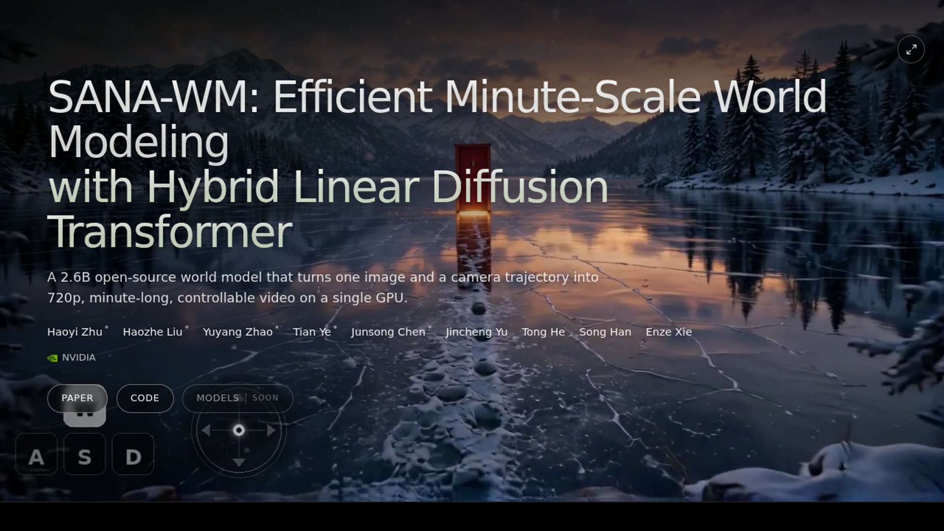 NVIDIA drops SANA-WM video world model