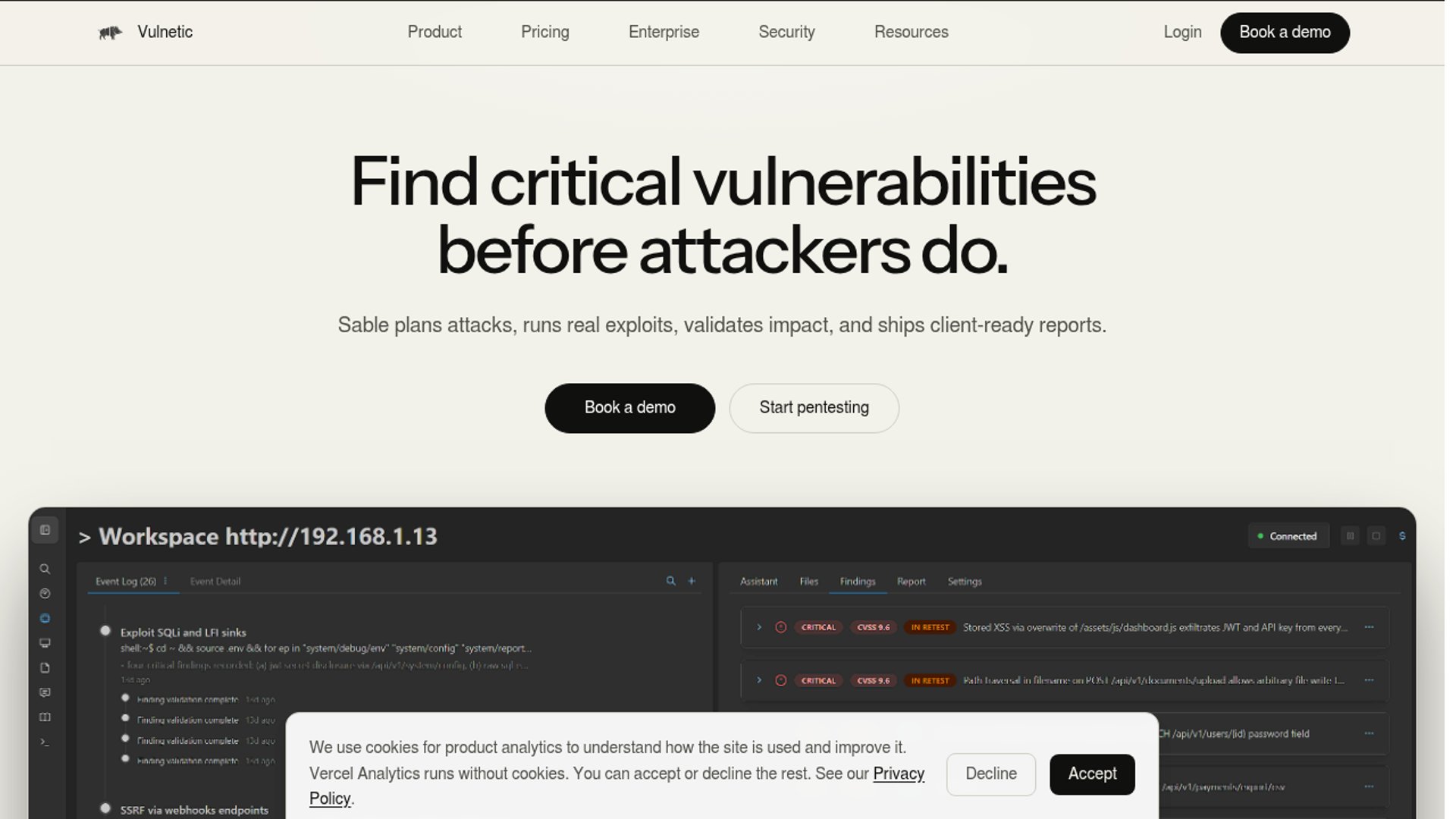 Vulnetic prevents AI model containment breaches in production