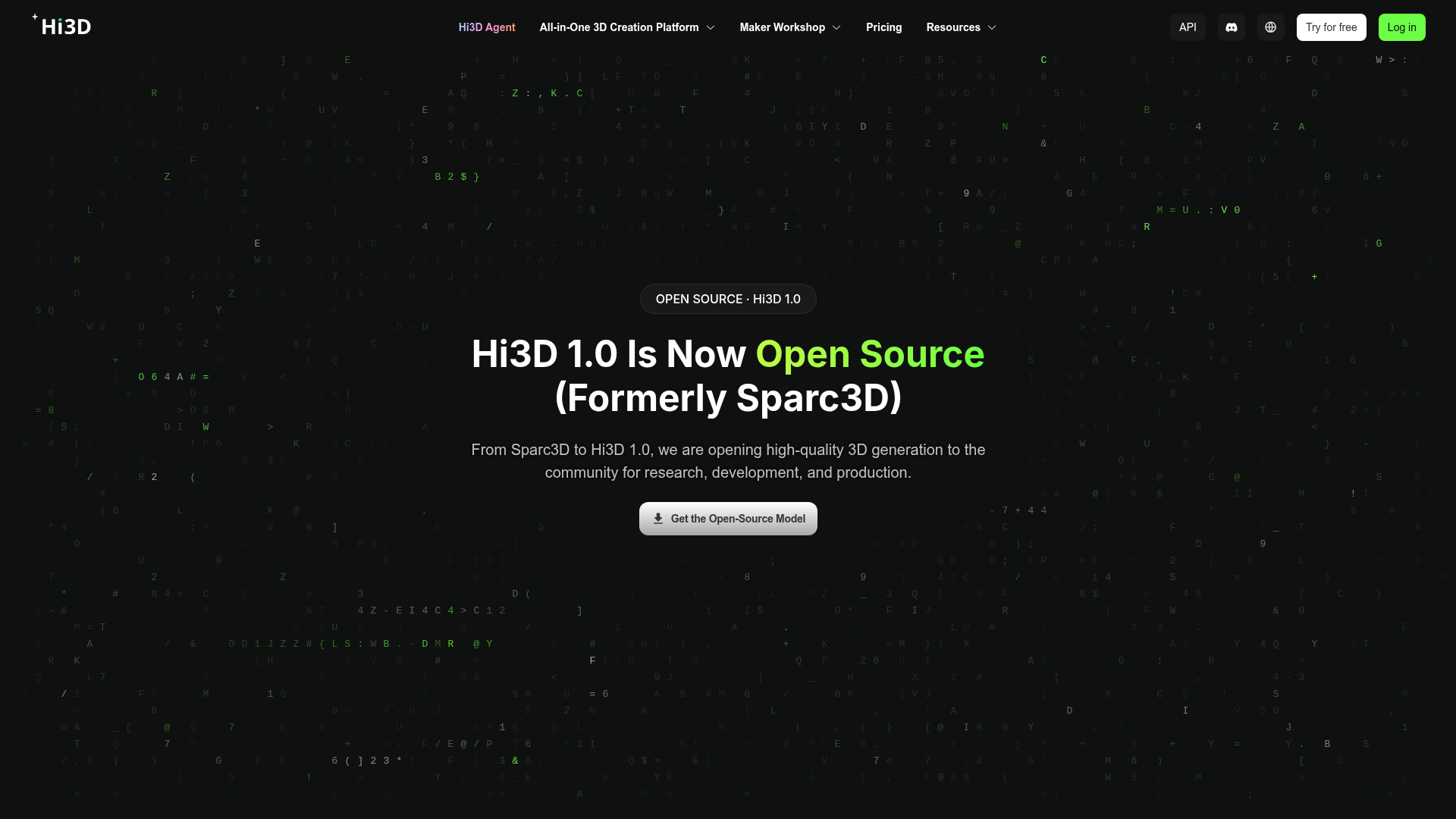 Hi3D 1.0 Opens High-Res 3D Generation