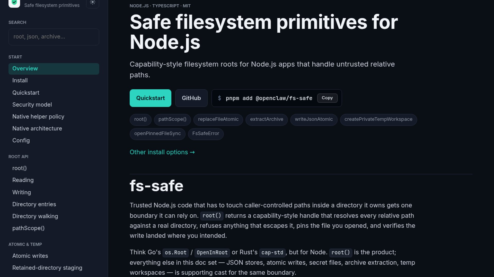 fs-safe adds copy-on-write cloning for Git worktrees
