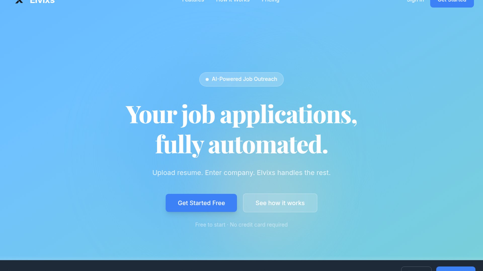 Elvixs skips Easy Apply for recruiters