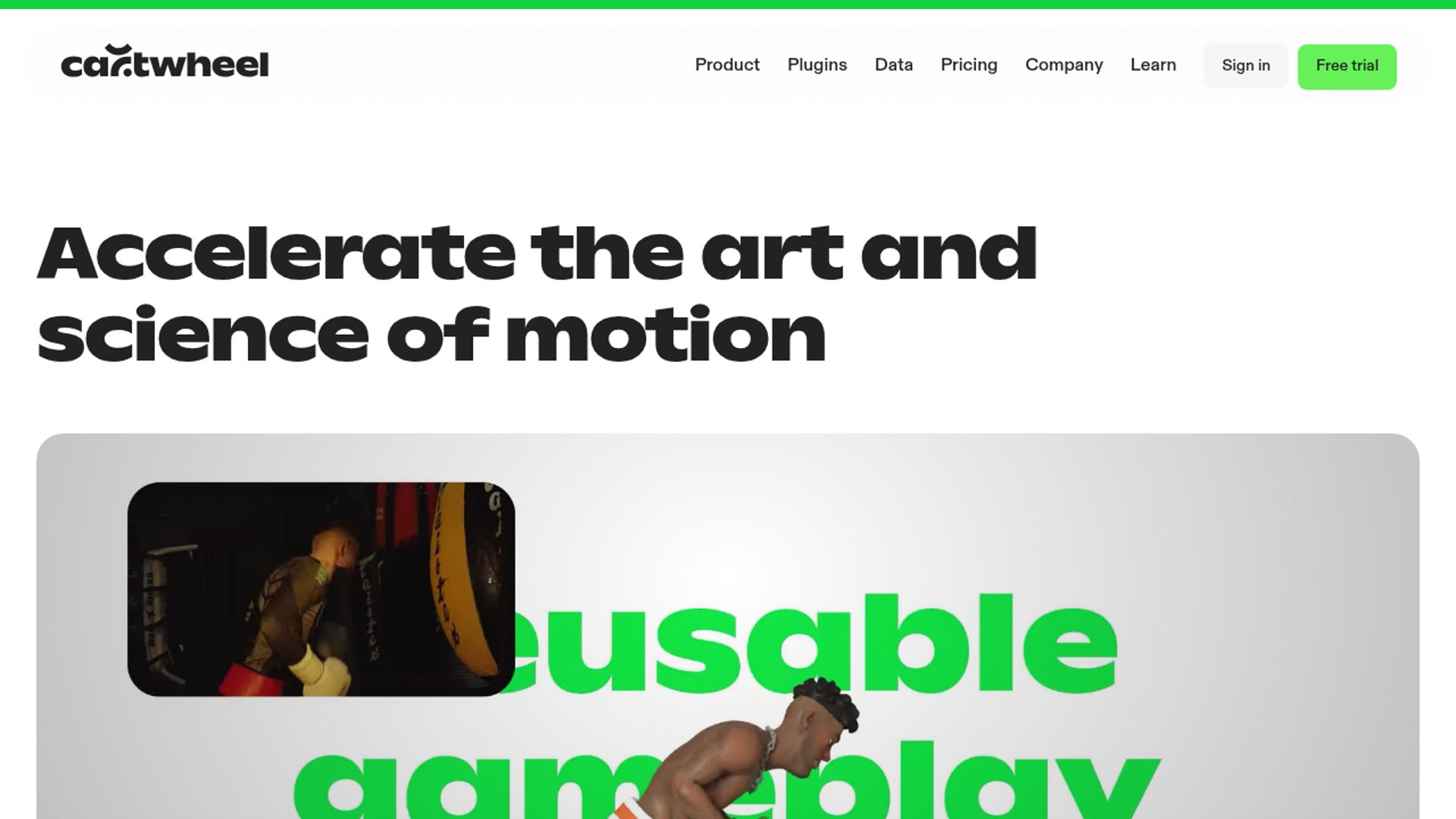 Cartwheel Proves 3D Motion Scales