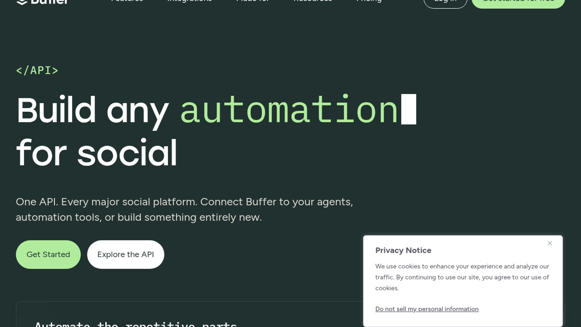 Buffer drops GraphQL API, official MCP server