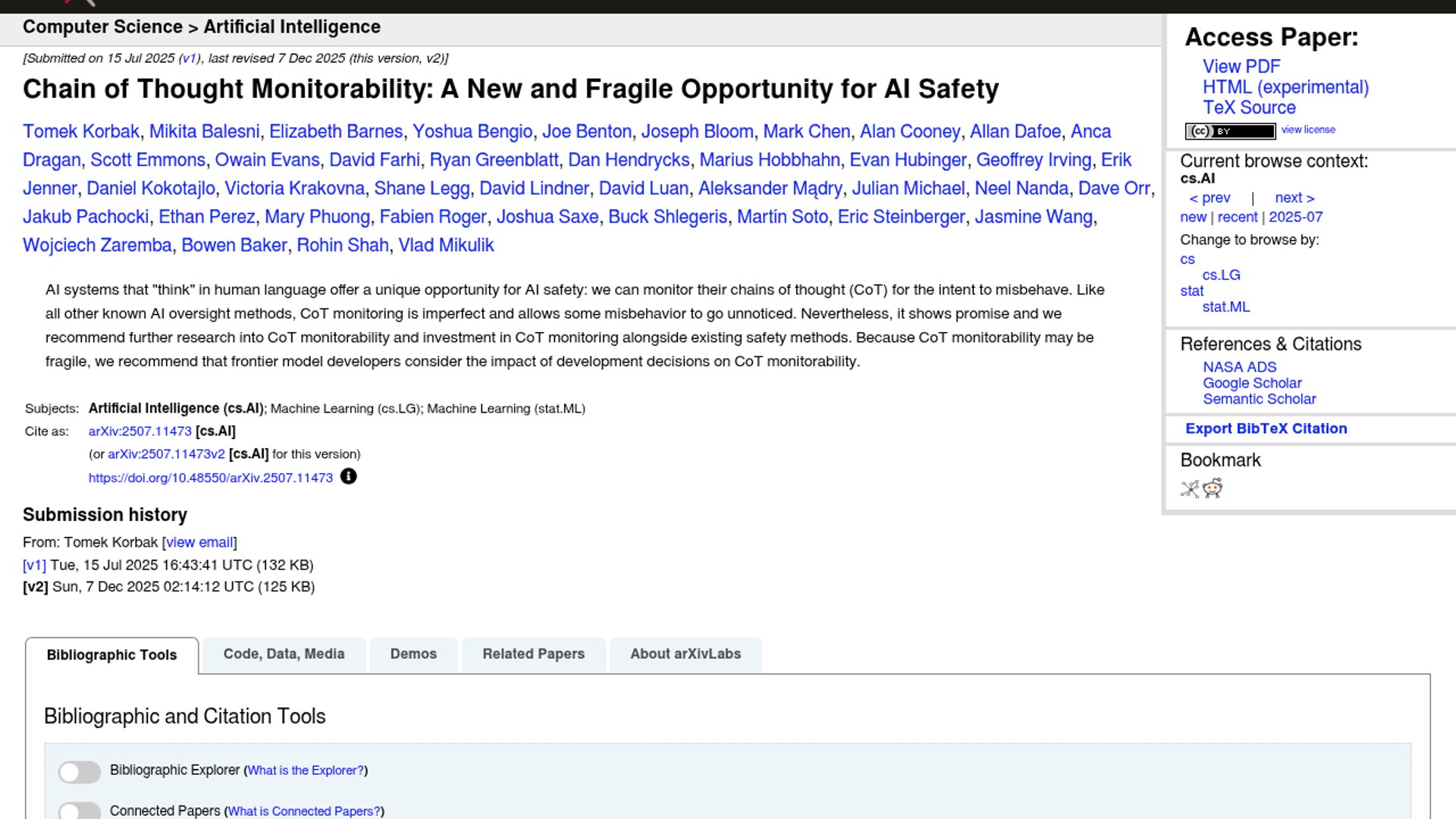 Chain of Thought Monitorability Flags Fragile Safety Signal