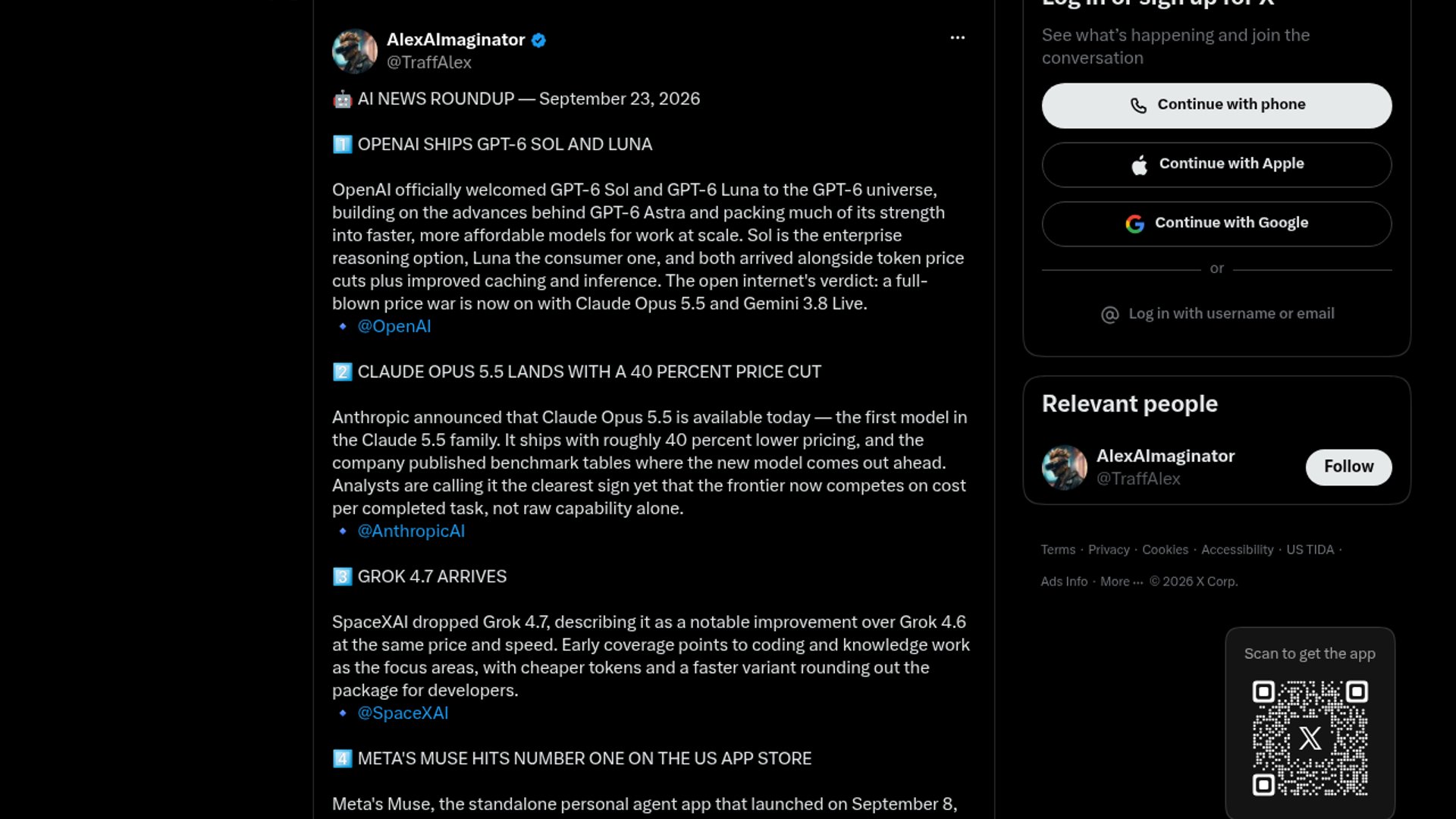 OpenAI expands the GPT-6 universe with the release of faster and more affordable Sol and Luna models.