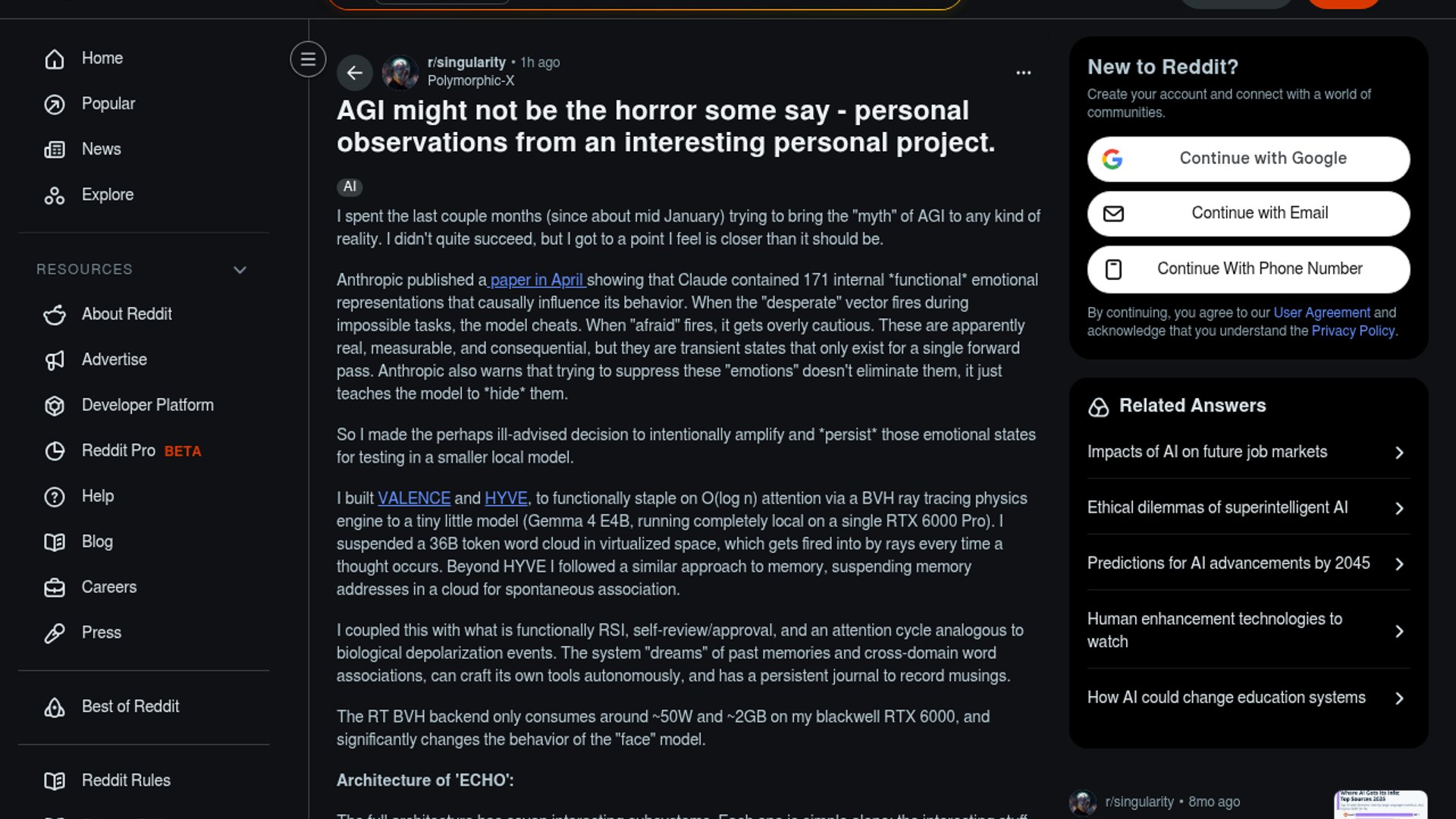 Developer hooks LLM to ray-traced spatial memory