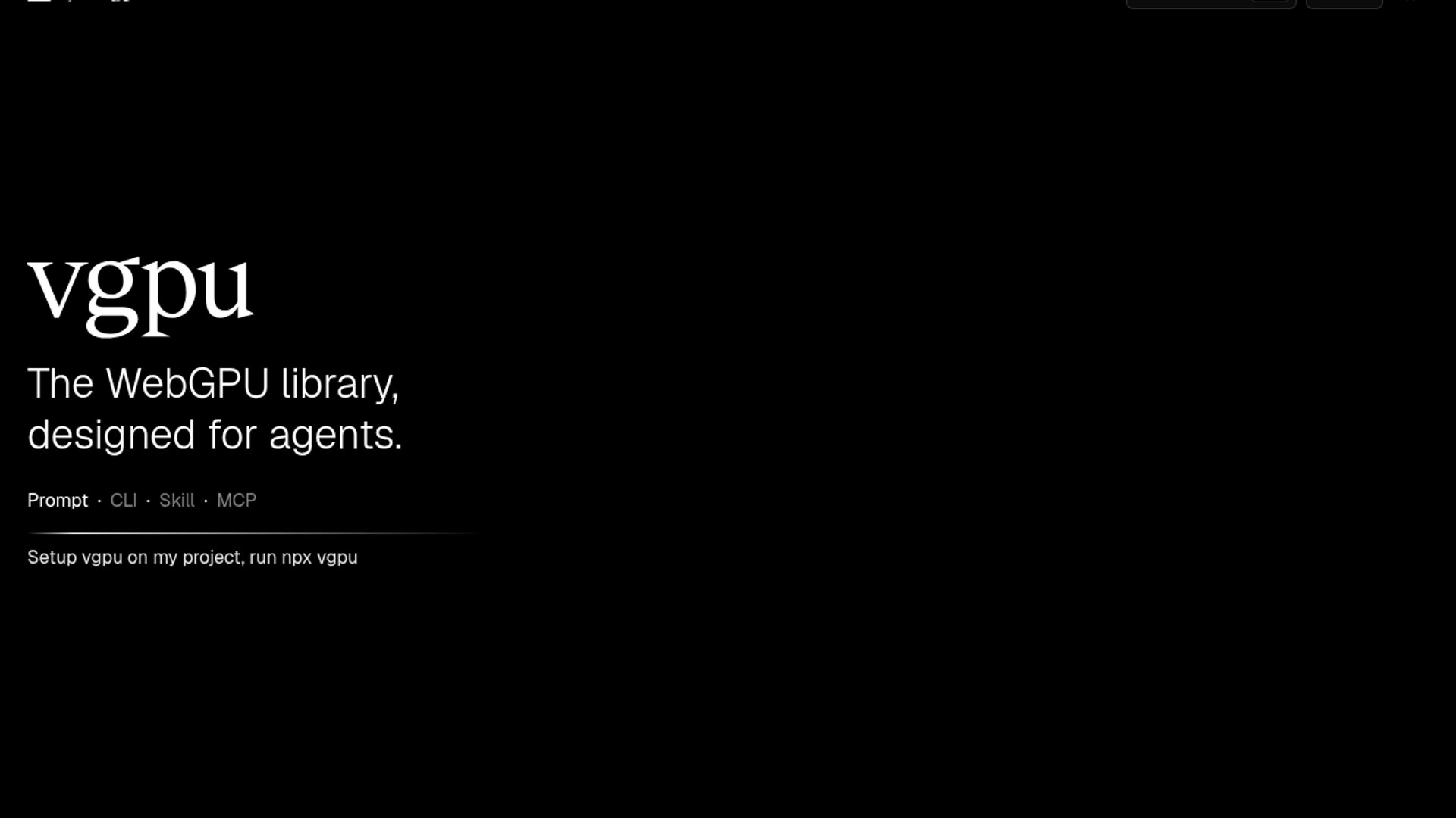 vgpu open-sources agent-first WebGPU library