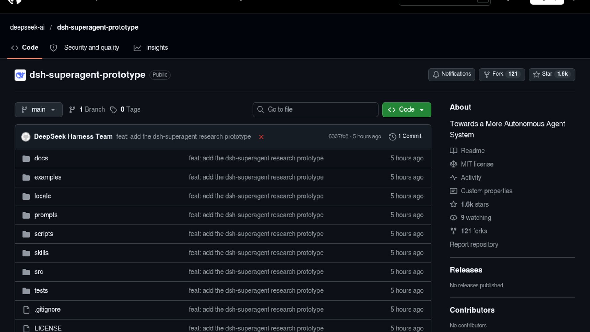 DeepSeek Opens dsh-superagent Prototype