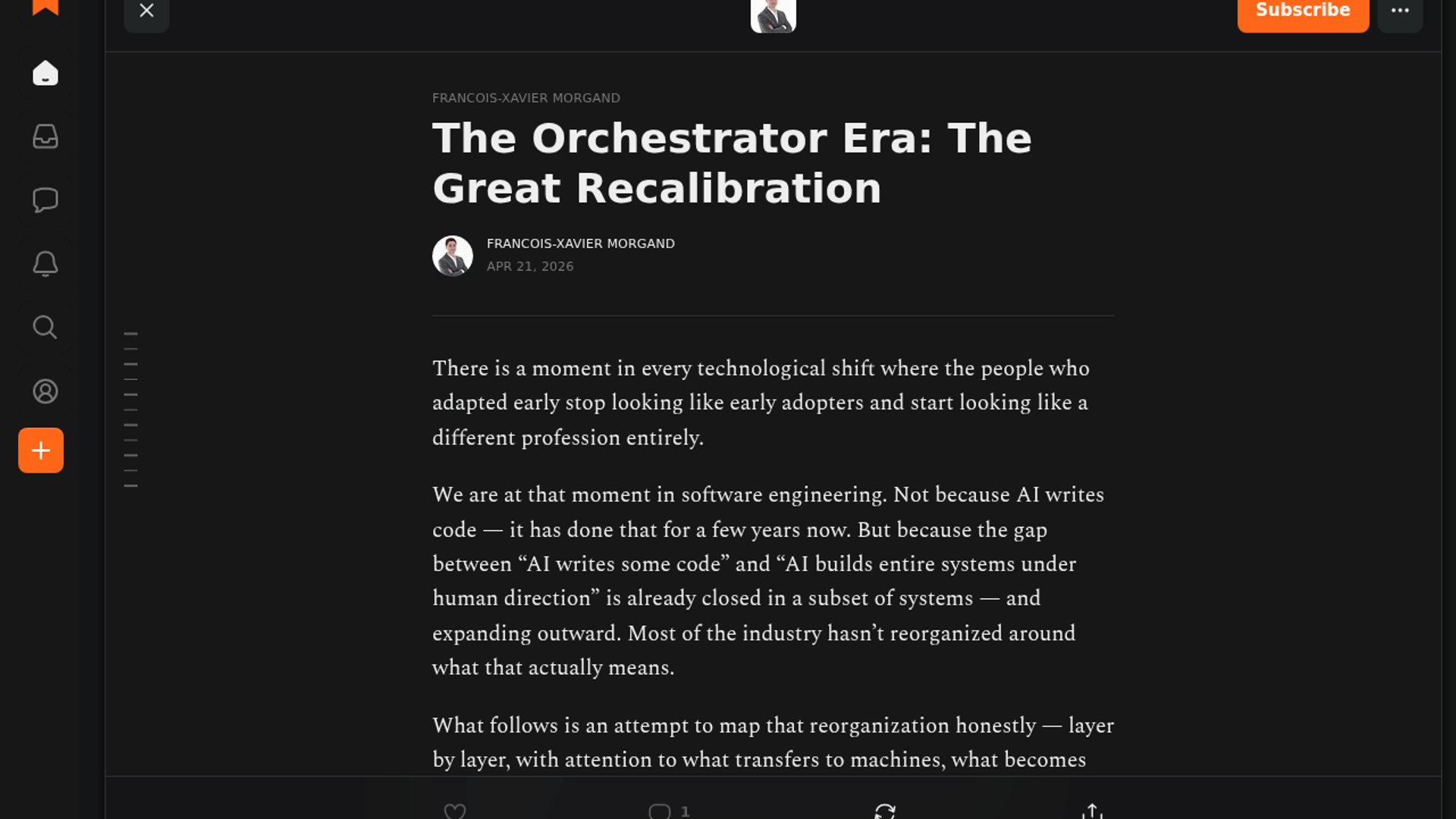 Orchestrator Era reframes AI engineering work