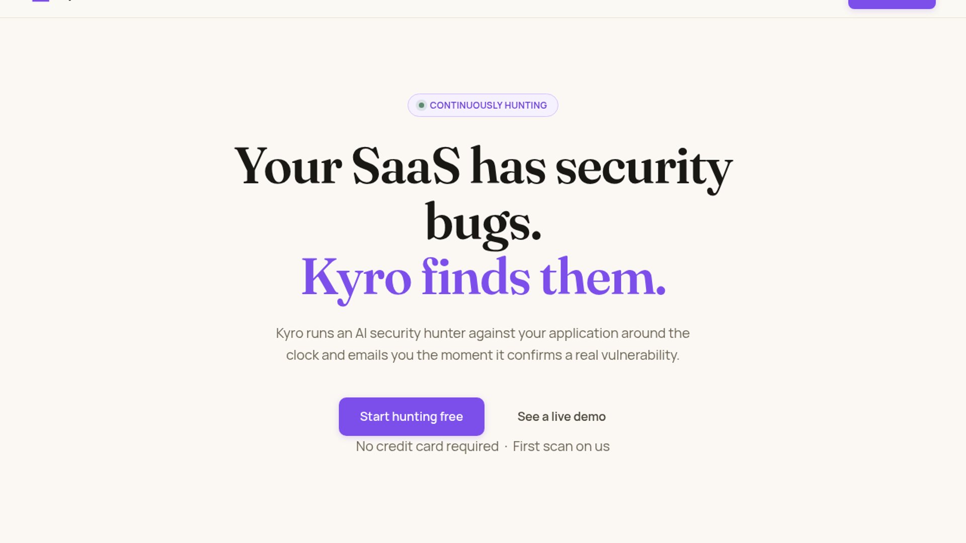 Kyro launches autonomous AI security agent