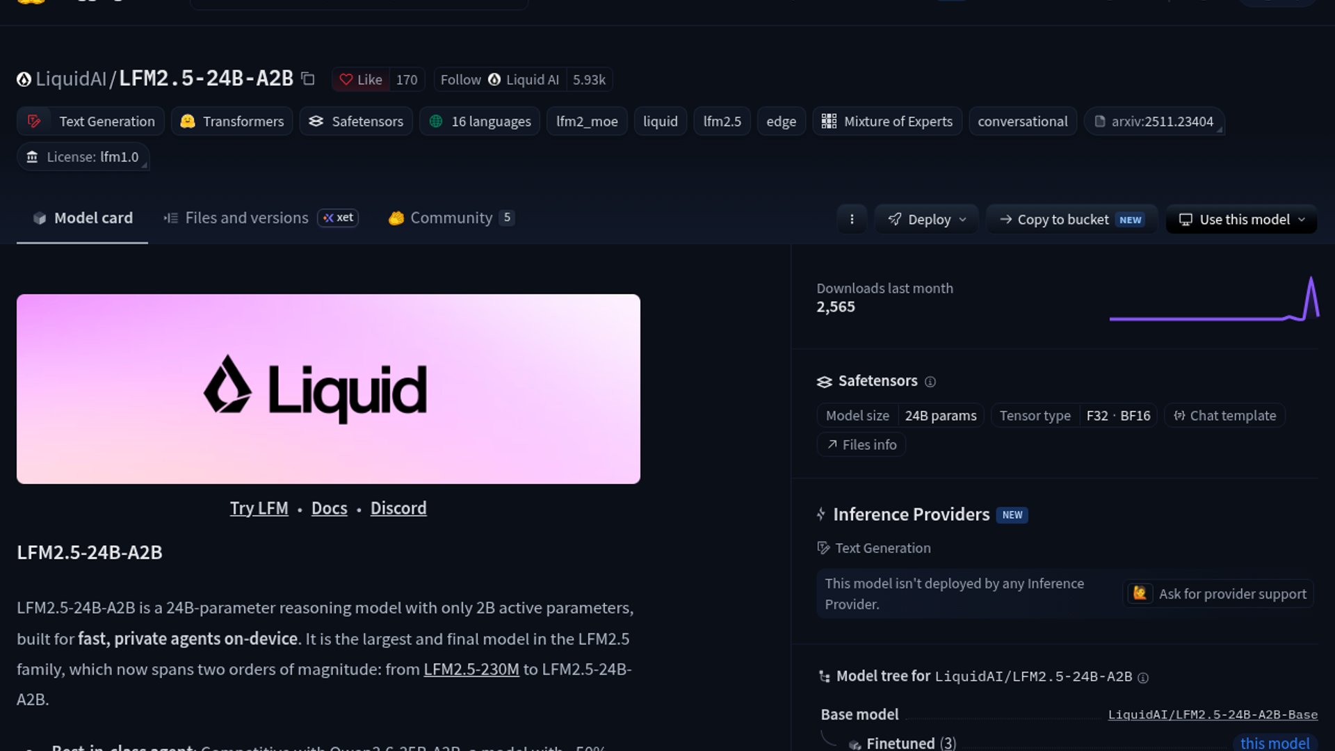 Liquid AI Drops LFM2.5 for Local Agents
