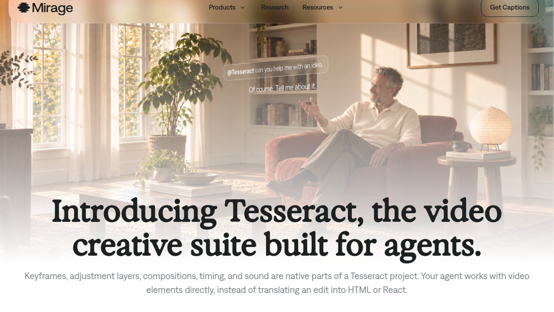 Mirage expands Tesseract with 250 video tools