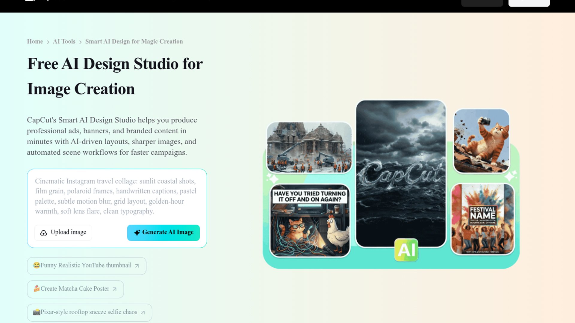 CapCut Design Studio 2.0 challenges Canva, Figma