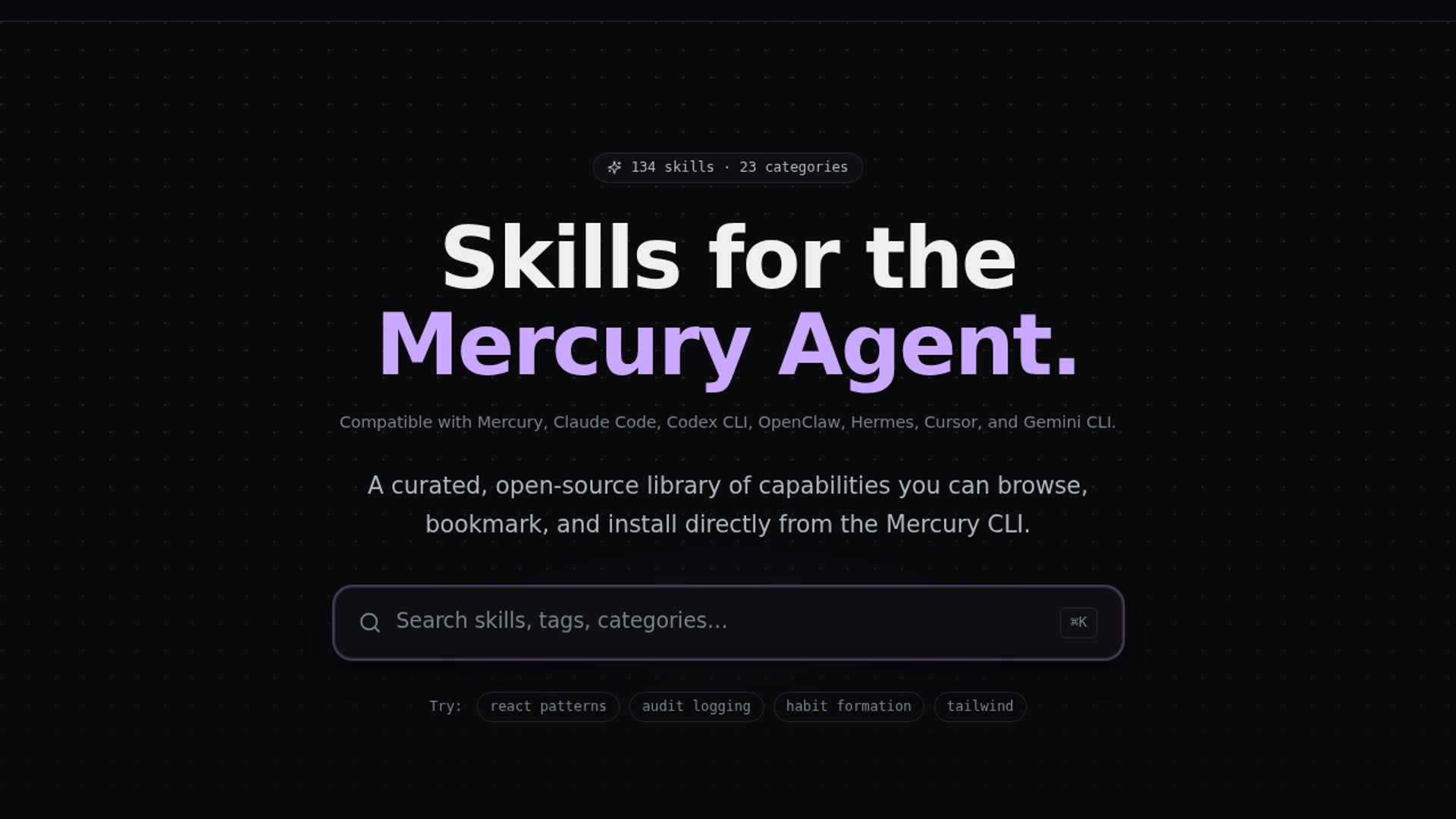 Mercury Agent adds markdown-to-pdf skill