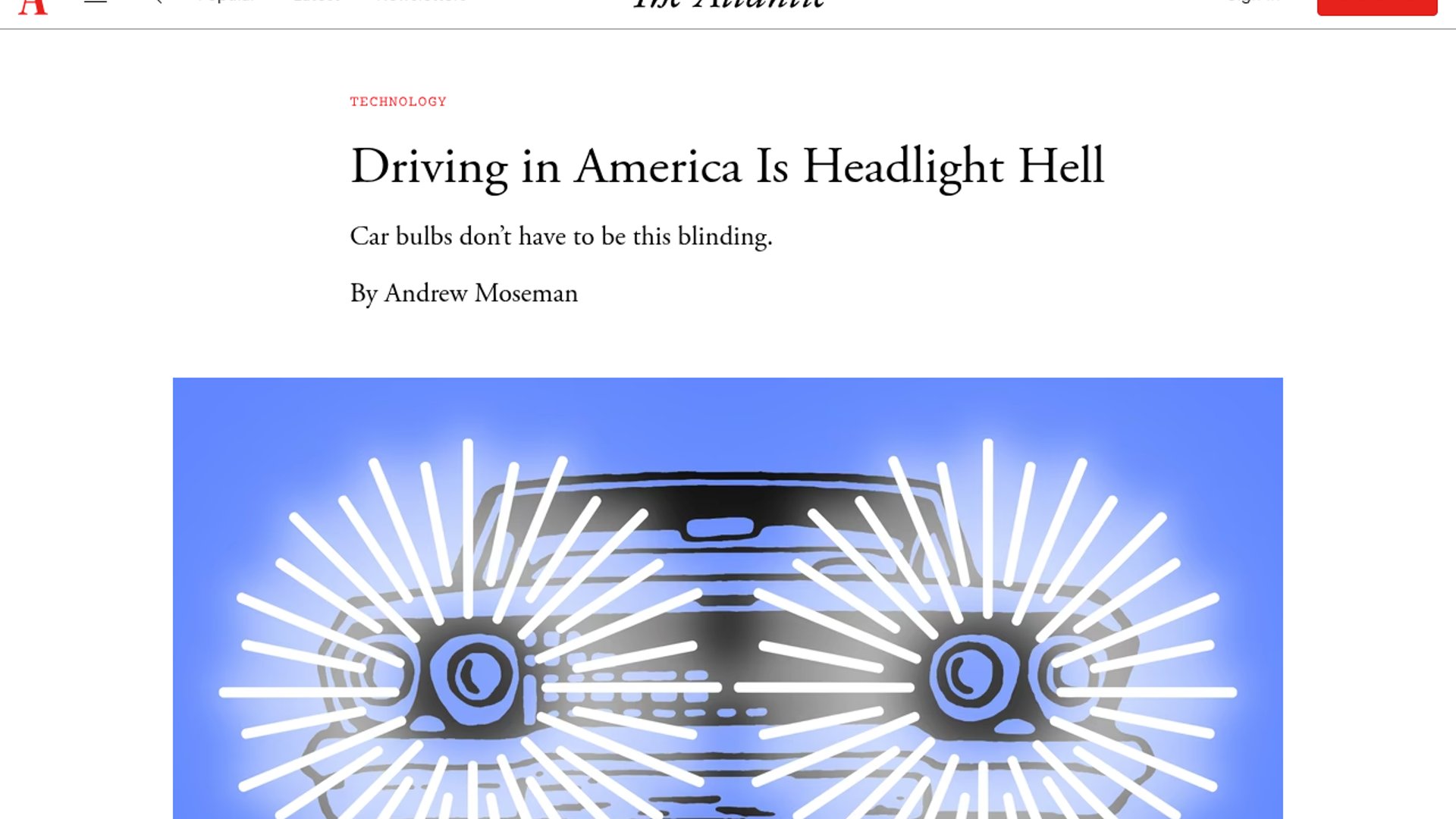 U.S. regulations block adaptive headlights