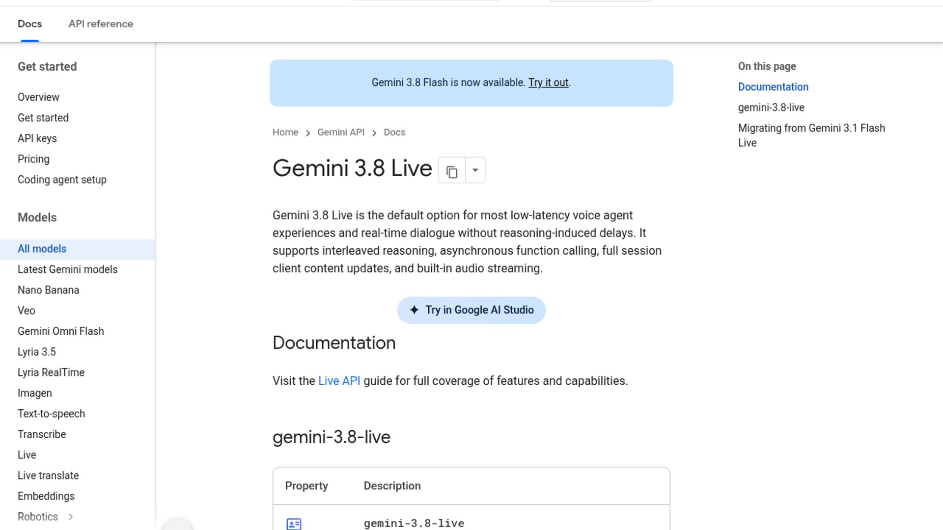 Google launches Gemini 3.8 Live with extended thinking