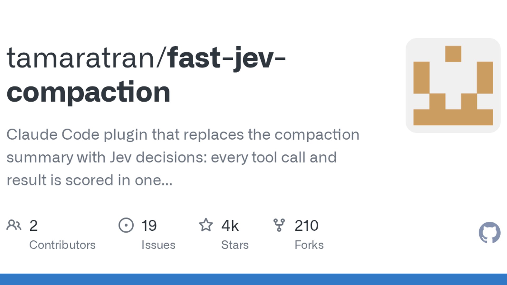 fast-jev-compaction prunes tool calls without summaries