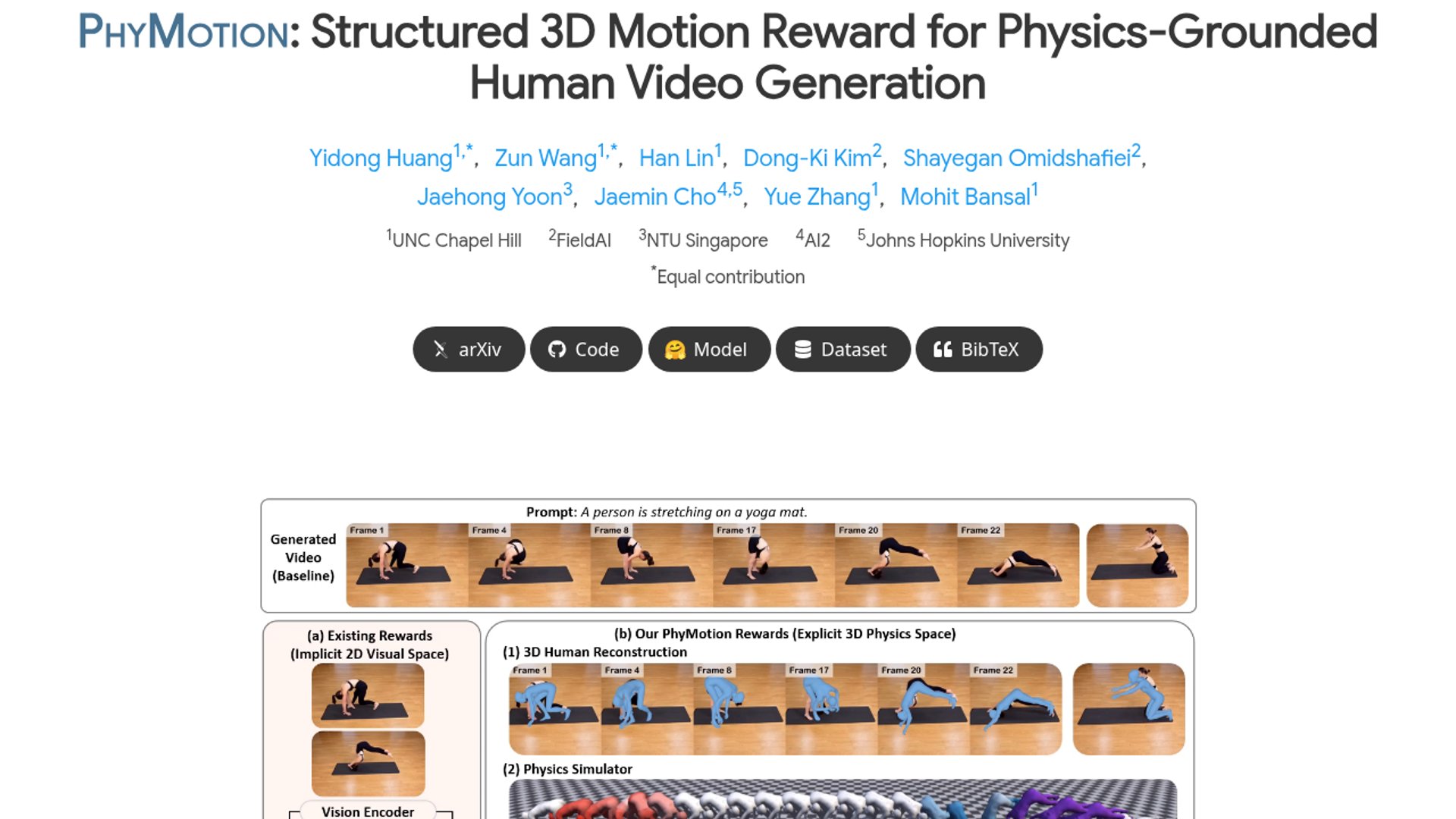 PhyMotion uses physics simulators to fix AI video glitches