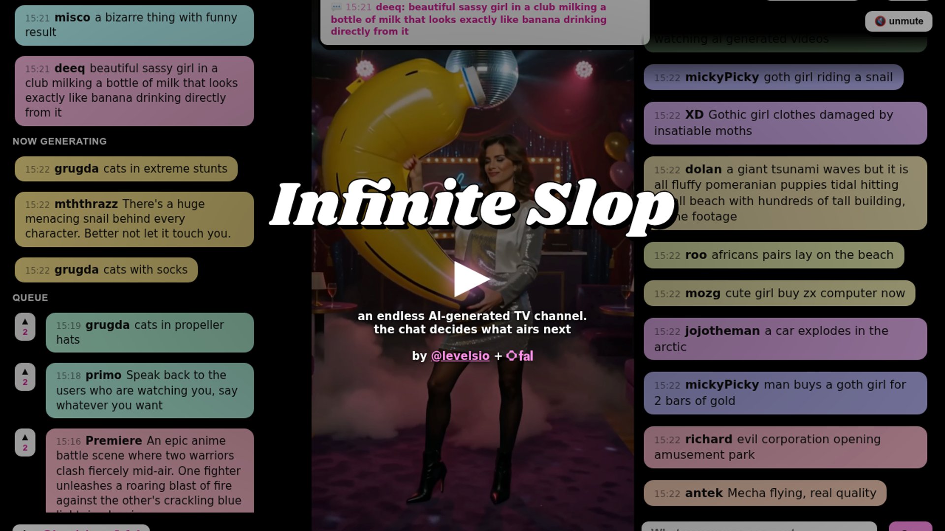 Infinite Slop Adds Live X, HN News