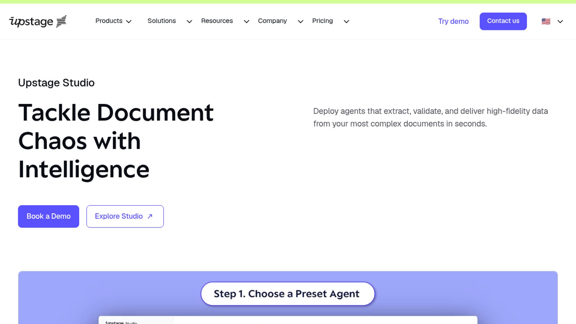 Upstage Studio drops unified document parser