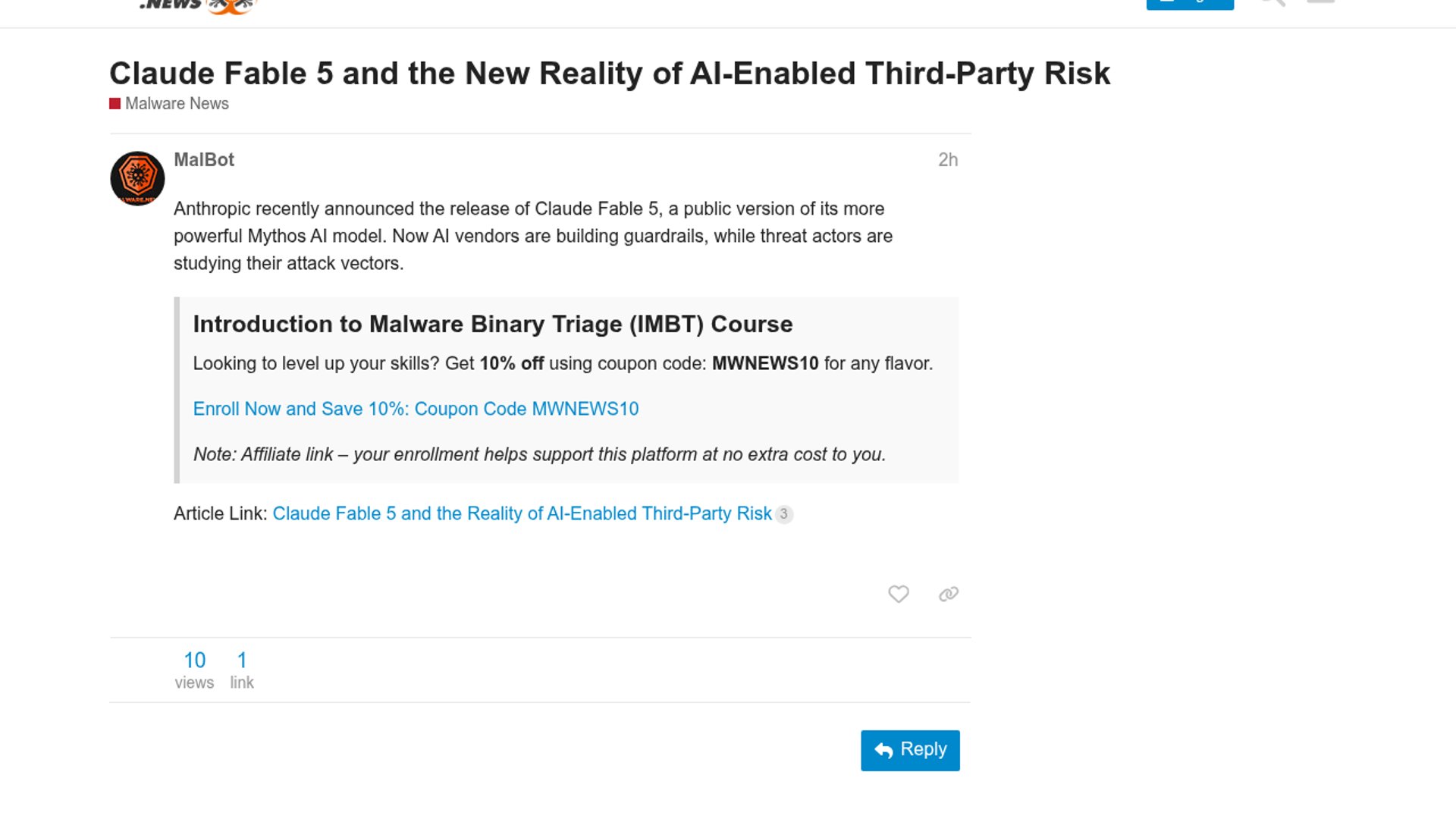 Anthropic releases Claude Fable 5, a public version of its powerful Mythos AI model equipped with safety guardrails that reroute high-risk queries to Claude Opus 4.8.