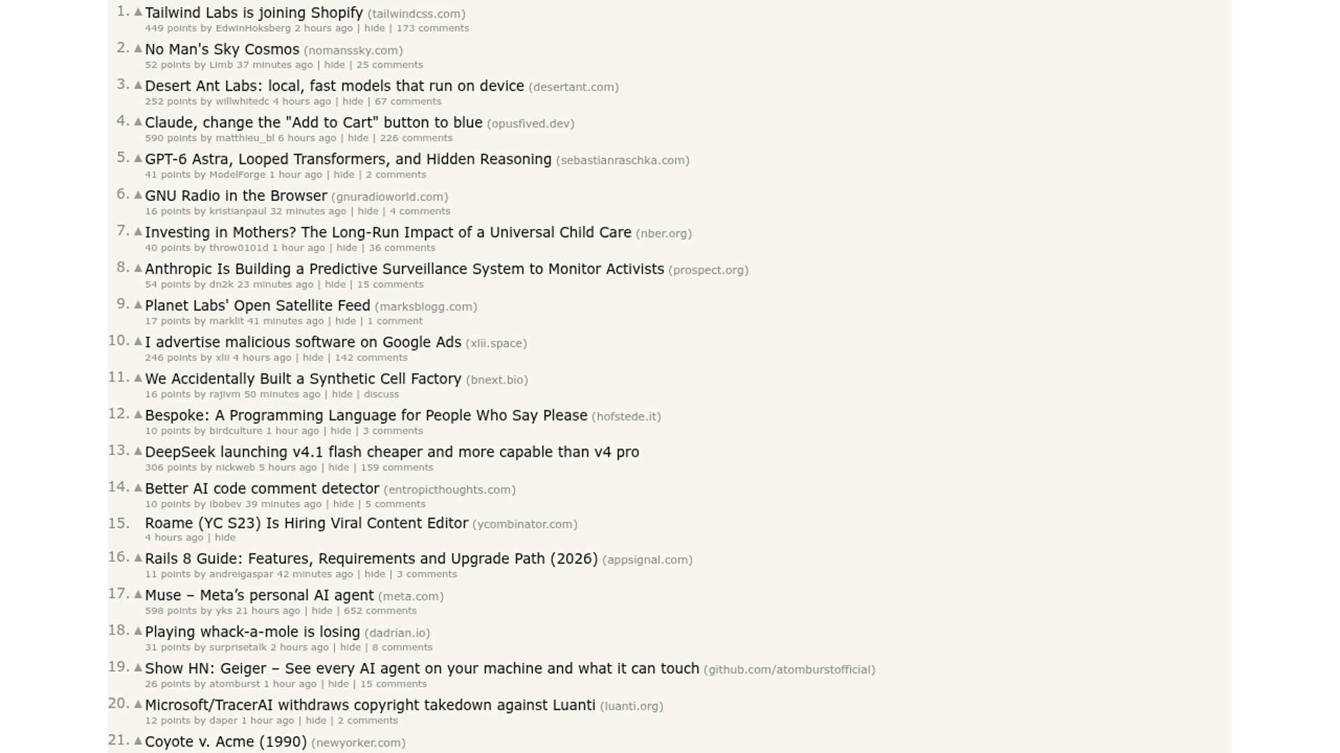 Hacker News debates coding without AI agents