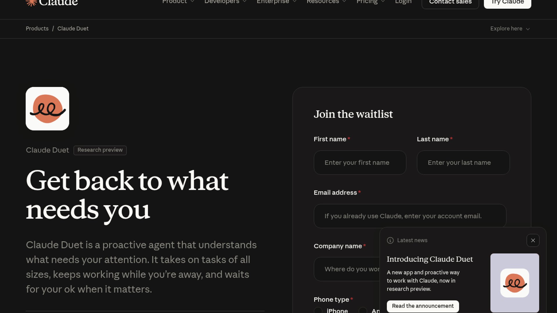 Claude Duet Brings Proactive Agents to Work