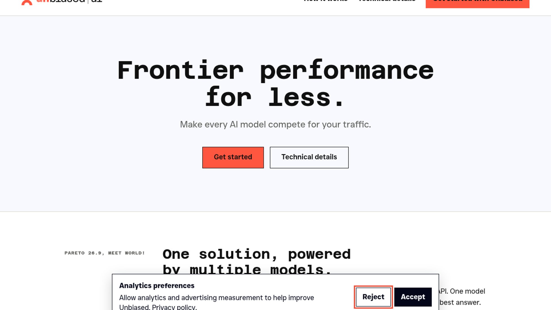 Unbiased AI reveals Union Alpha as Pareto