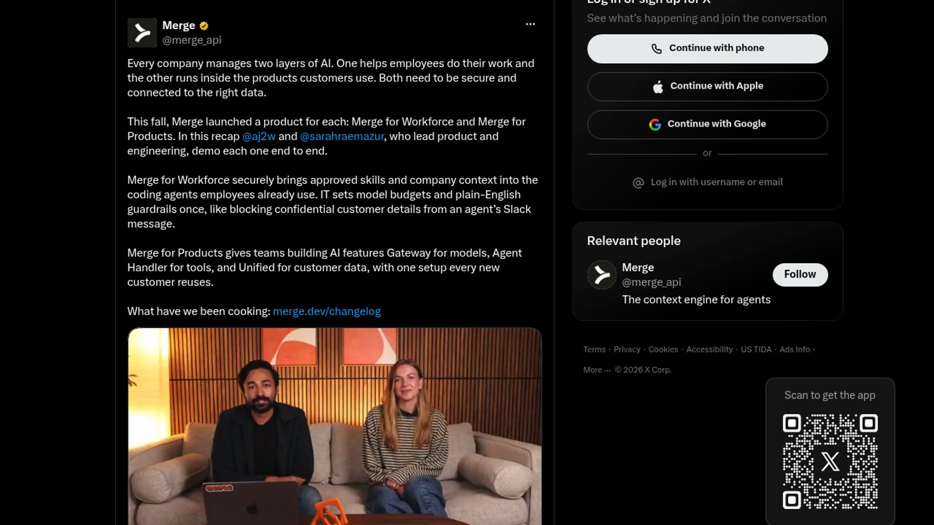 Merge Launches Workforce, Products AI Stack