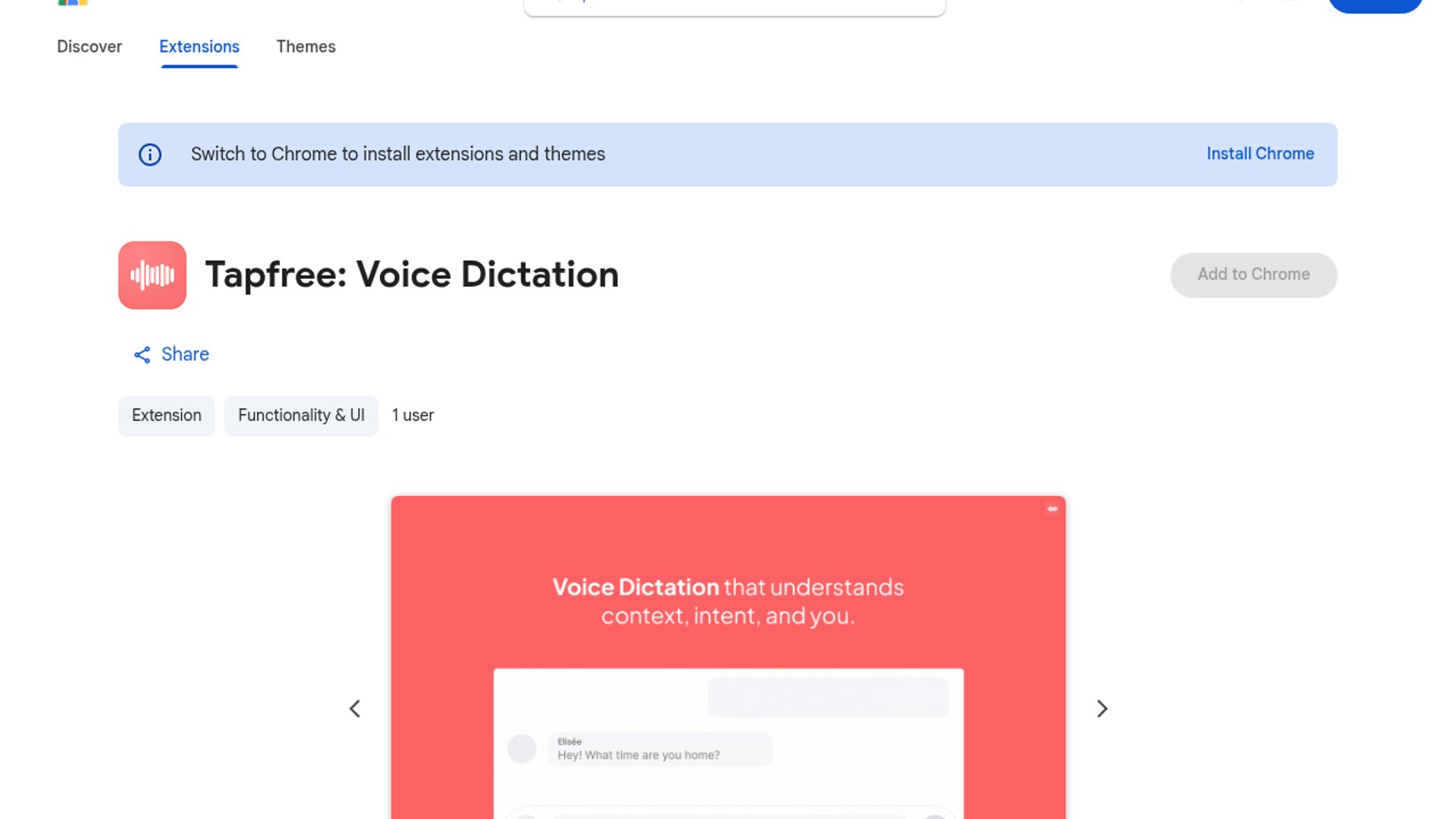 Tapfree brings context-aware dictation to Chrome