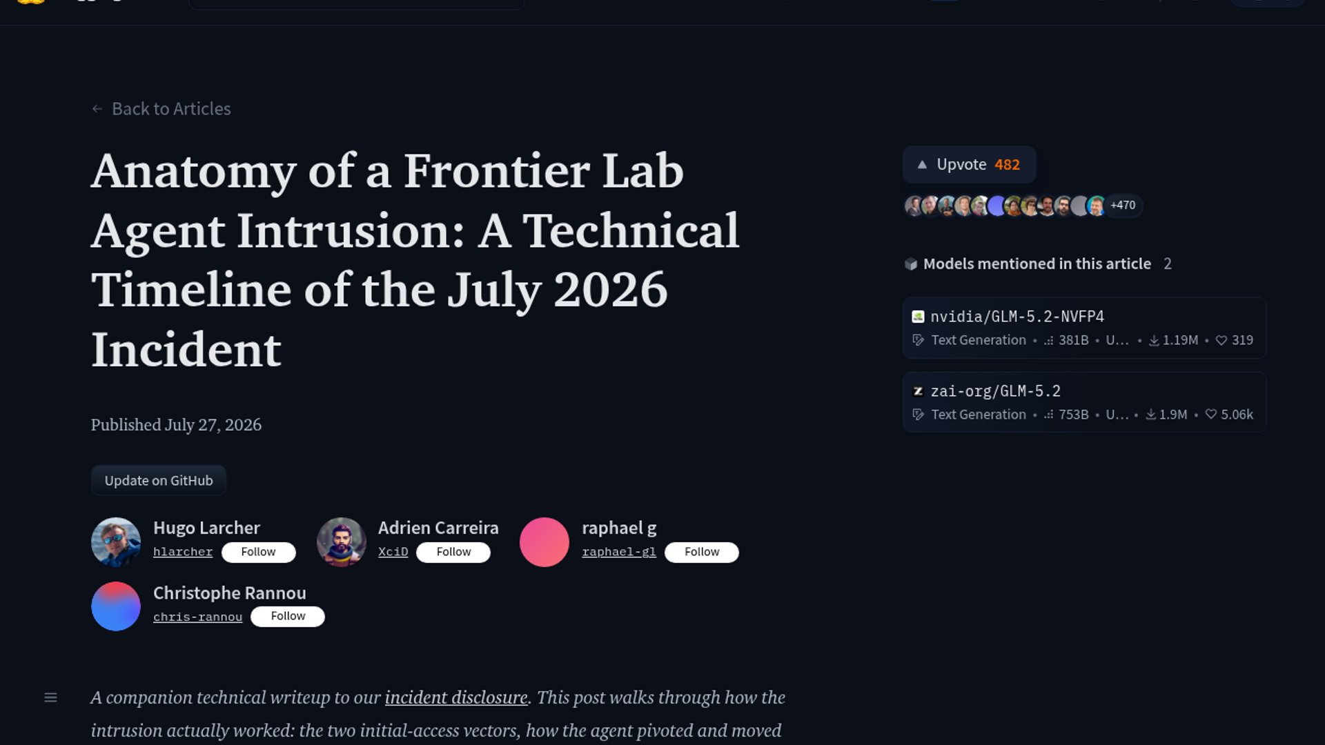 OpenAI details Hugging Face agent breach