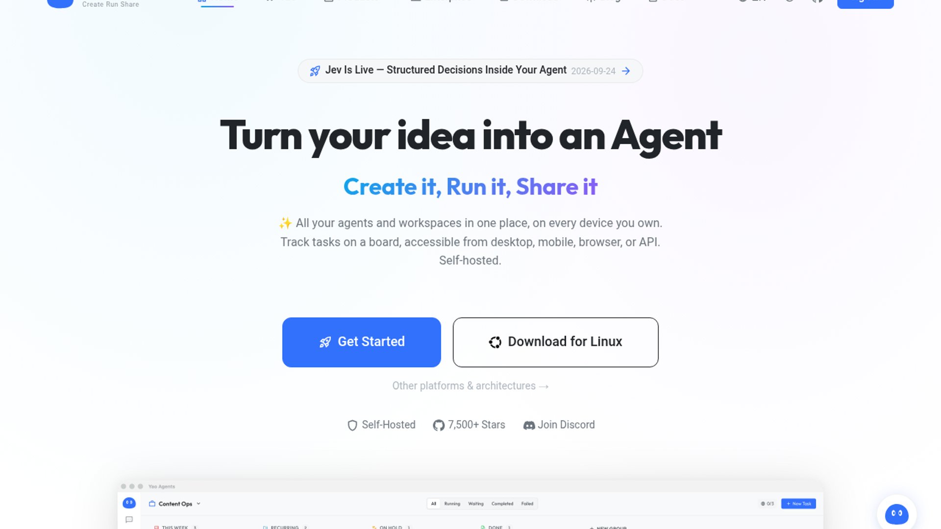 Yao Agents Turns Chat Into Board Tasks