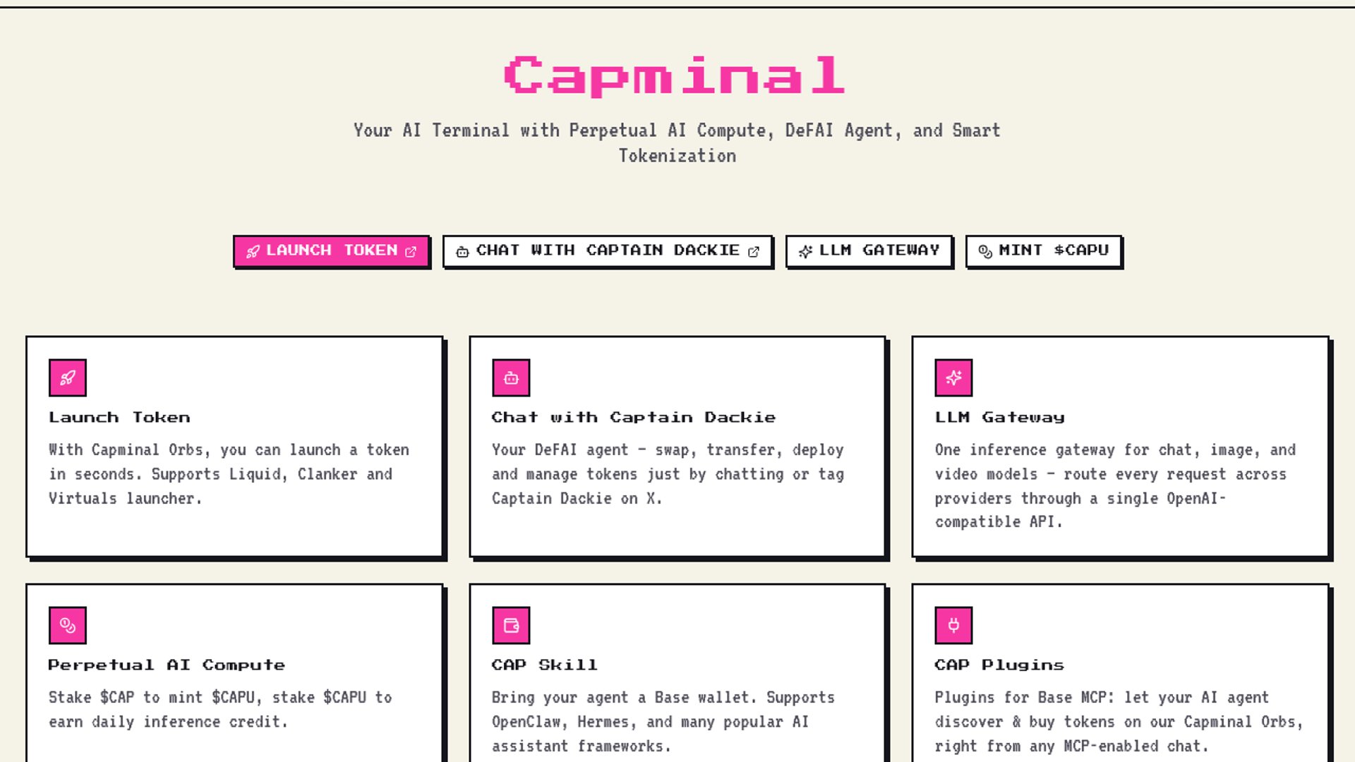 Capminal V2 debuts revamped UI, $CAPU minting