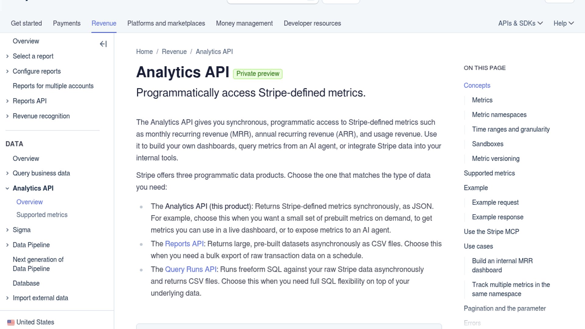 Stripe launches Analytics API, MCP server
