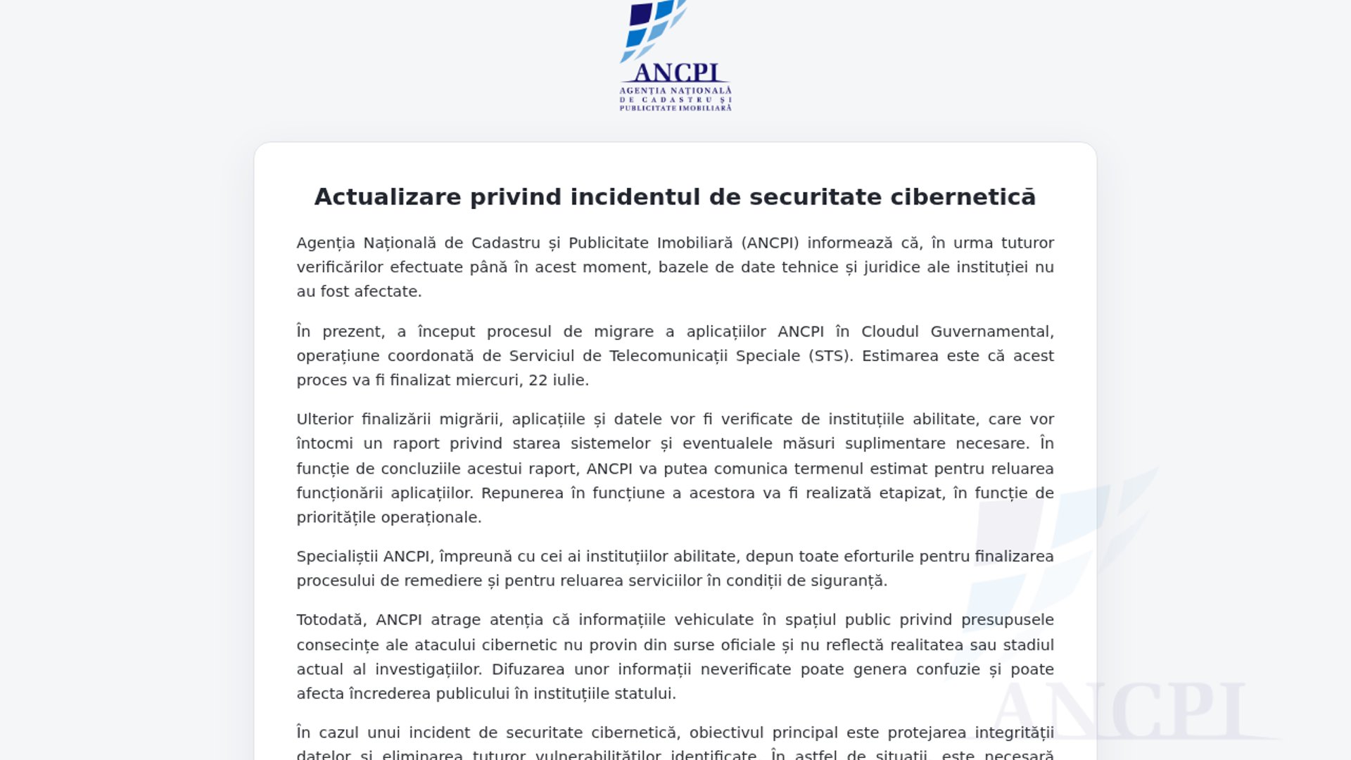 Hacker Wipes Romanian Land Registry