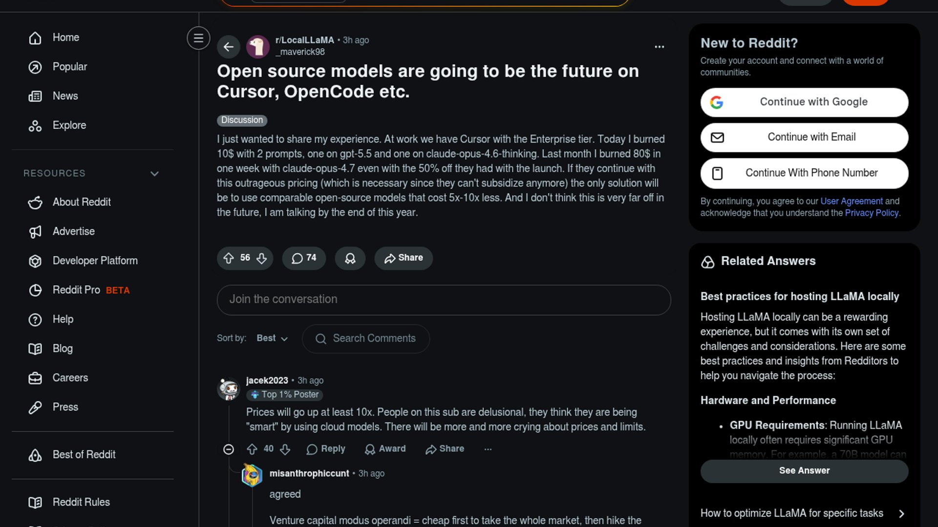 Cursor Pricing Pushes Open-Source Coding Models