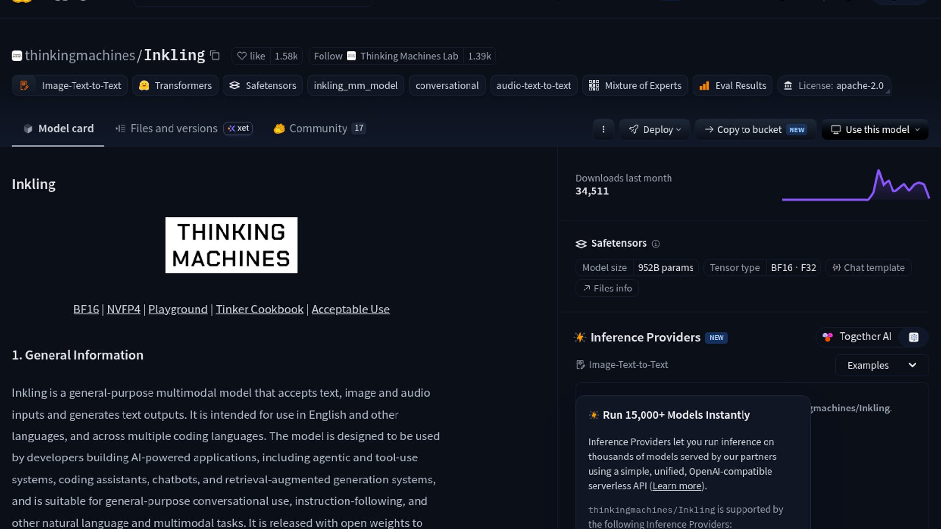 Inkling Mfold benchmark diverges from public leaderboards