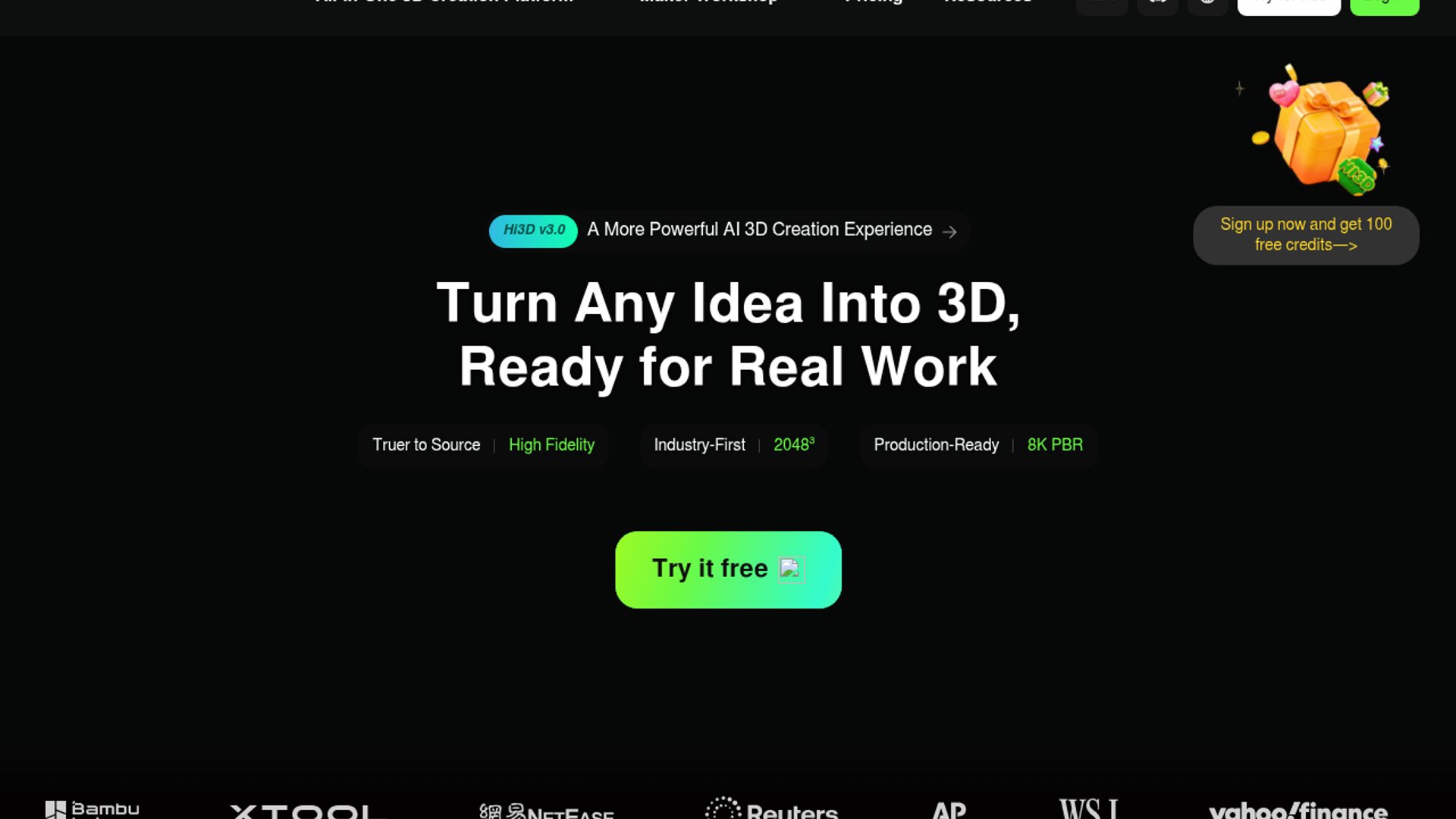 Hi3D V3.0 goes free, hits 2048³