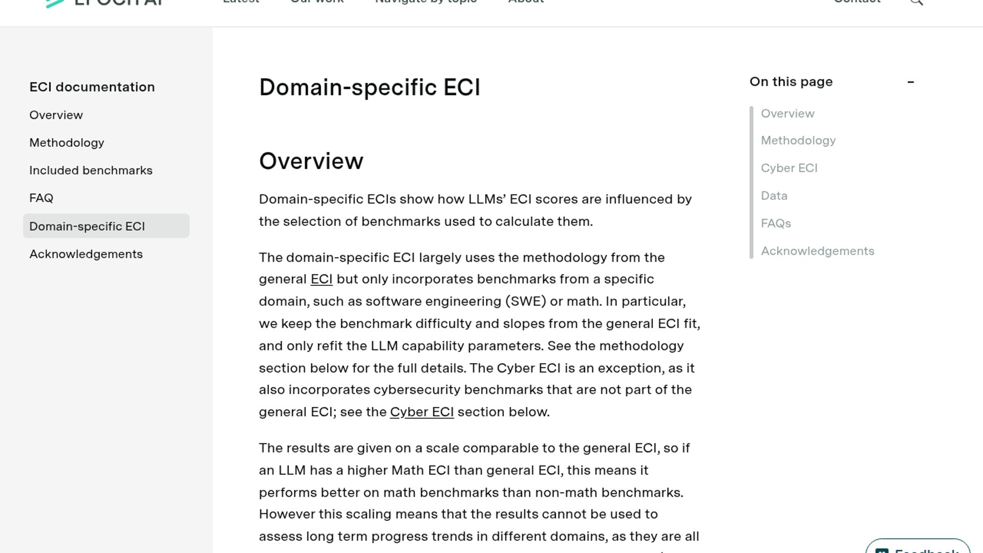 Epoch Cyber ECI Shows Open Models Losing Ground