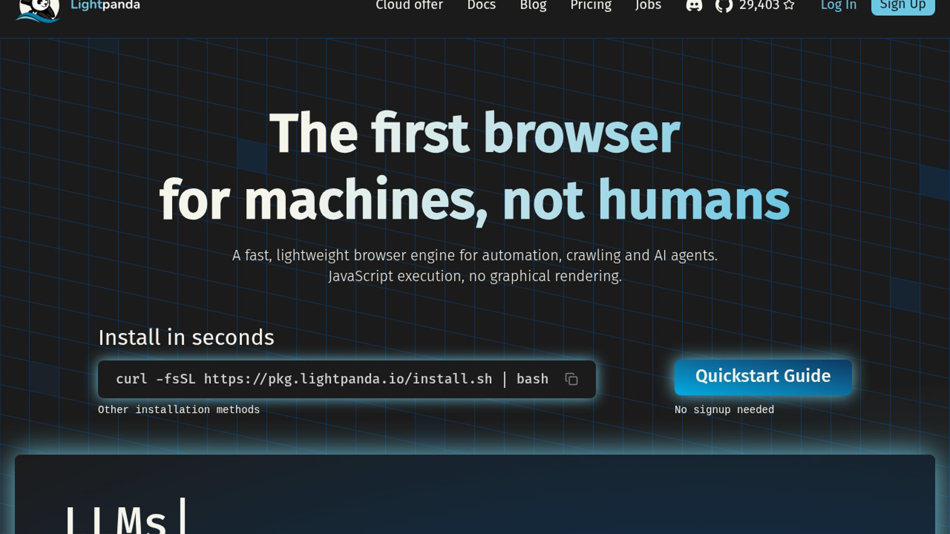 Lightpanda now runs WebSockets inside Web Workers.