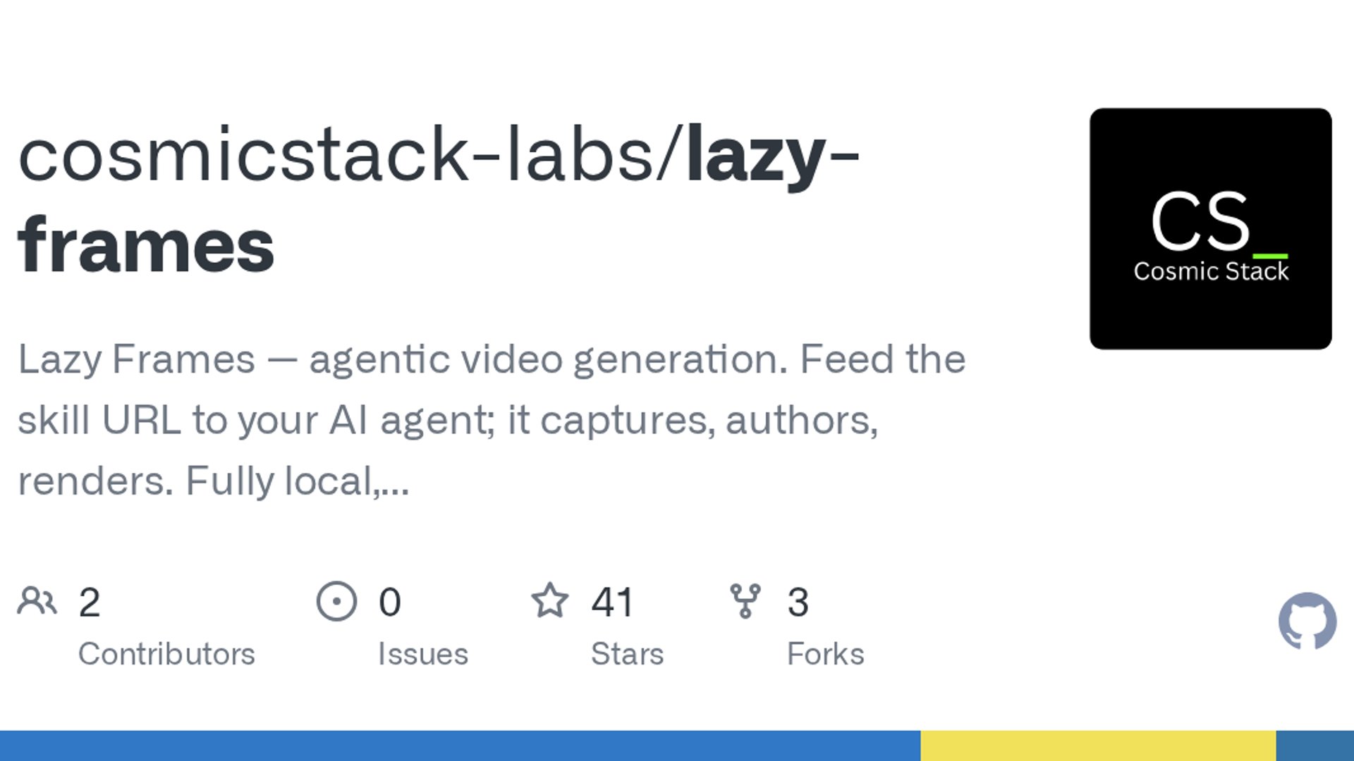 Lazy Frames turns agents into video producers