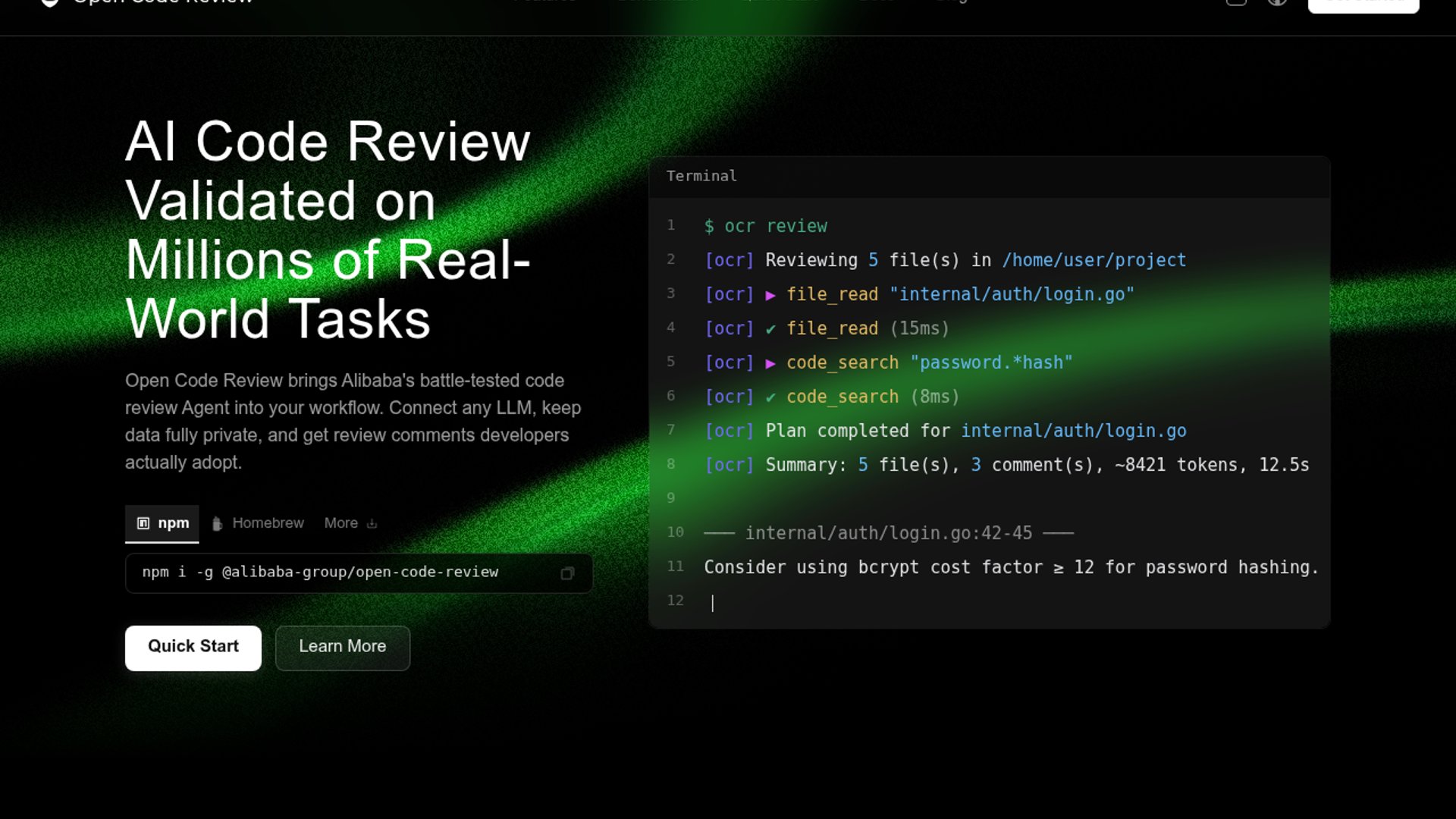 Alibaba's OpenCodeReview tames agentic code review